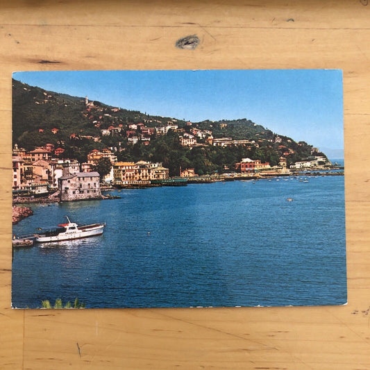 Cartolina RAPALLO - CASTELLO MEDIOEVALE, VIAGGIATA 1985