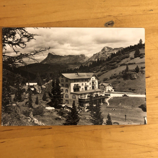 Cartolina PASSO CAMPOLONGO - ALBERGO BOè - MONTE CROCE non viaggiata
