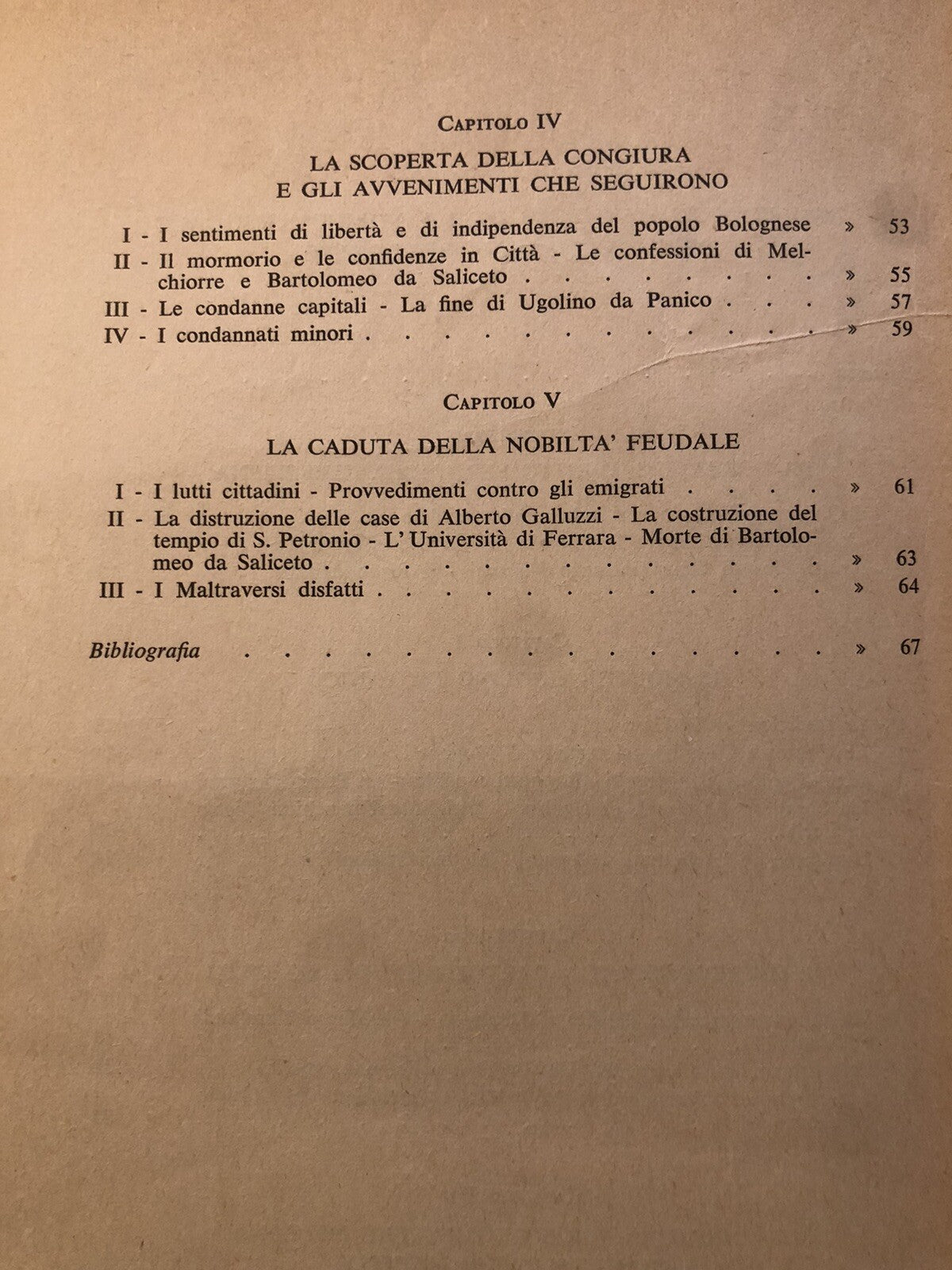 I Maltraversi e la fine della nobiltà feudale della montagna bolognese, Palmieri