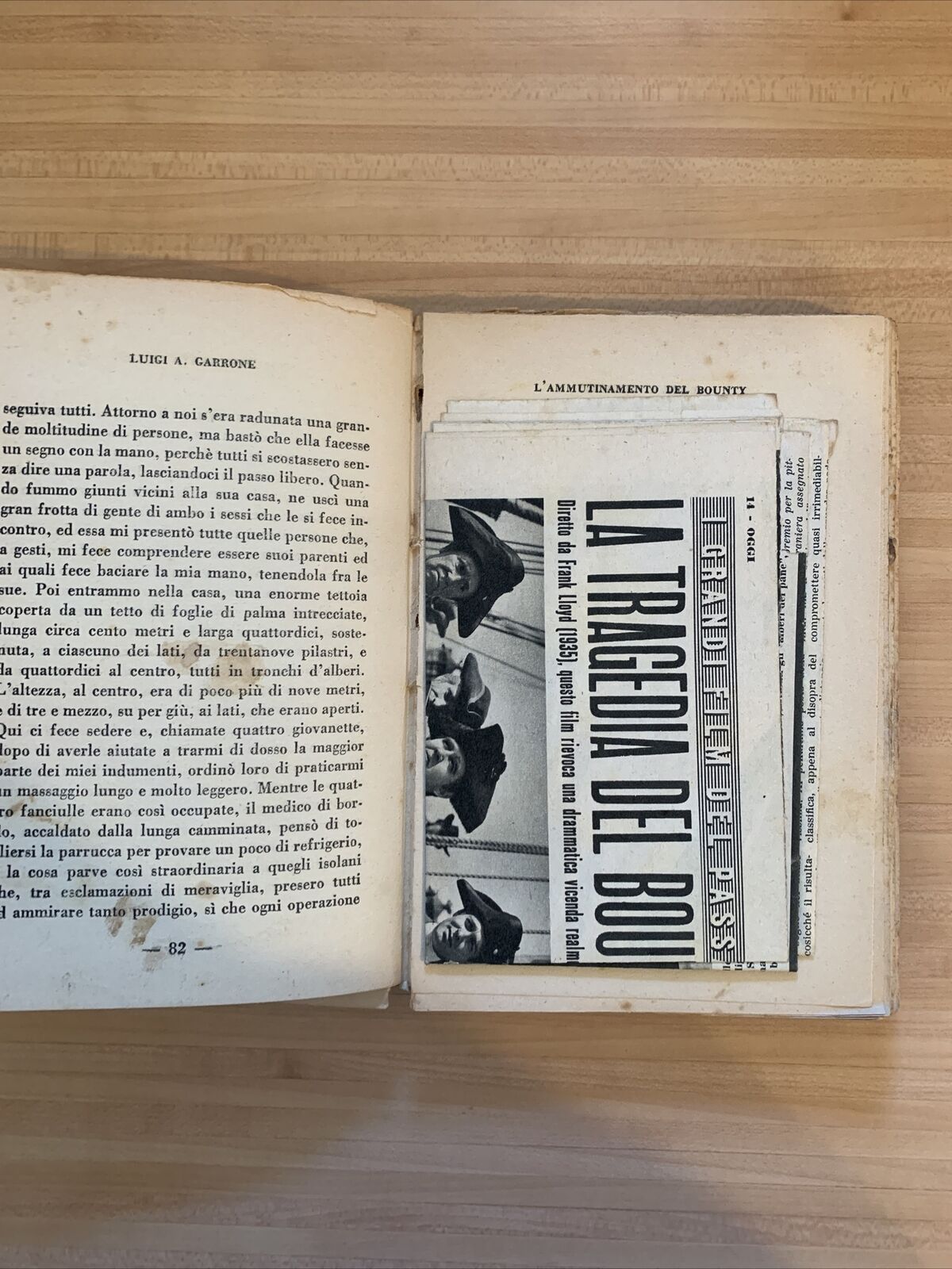 L'AMMUTINAMENTO DEL BOUNTY, Garrone, ed. Aurora 1937 #