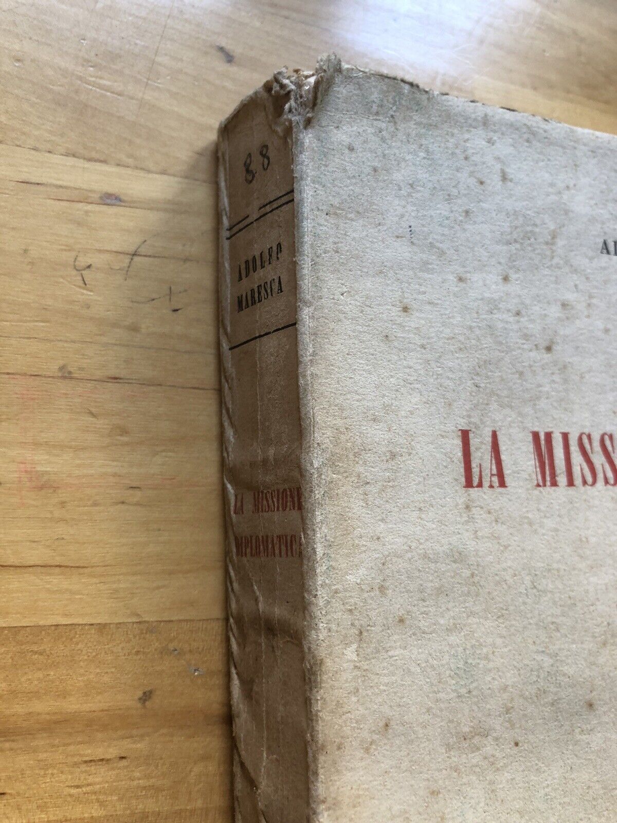La missione diplomatica, Adolfo Maresca - Giuffrè 1959