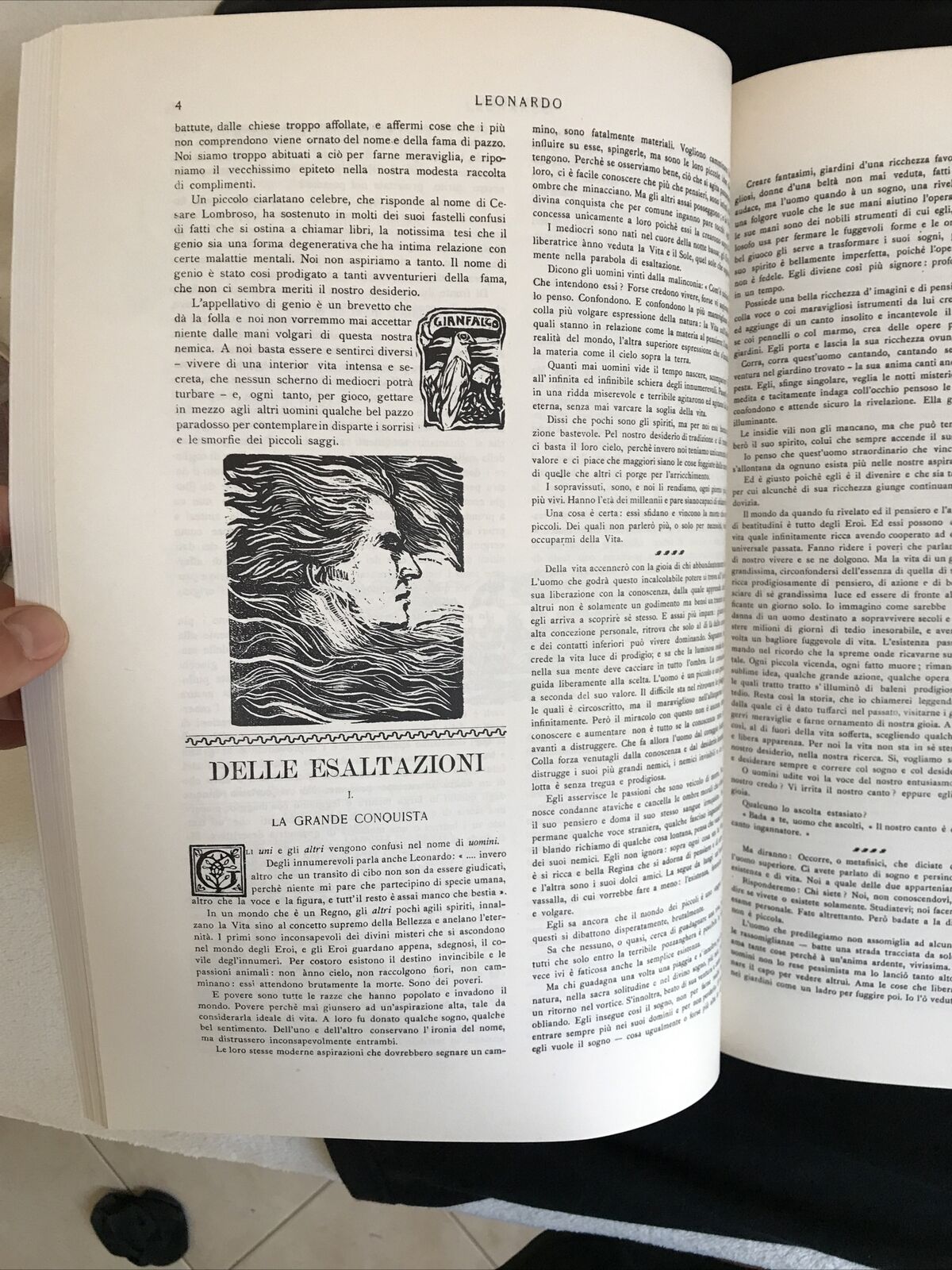 LEONARDO 1903-1905 riletto da Mario Quaranta e L. Schram Pighi, A. Forni Editore