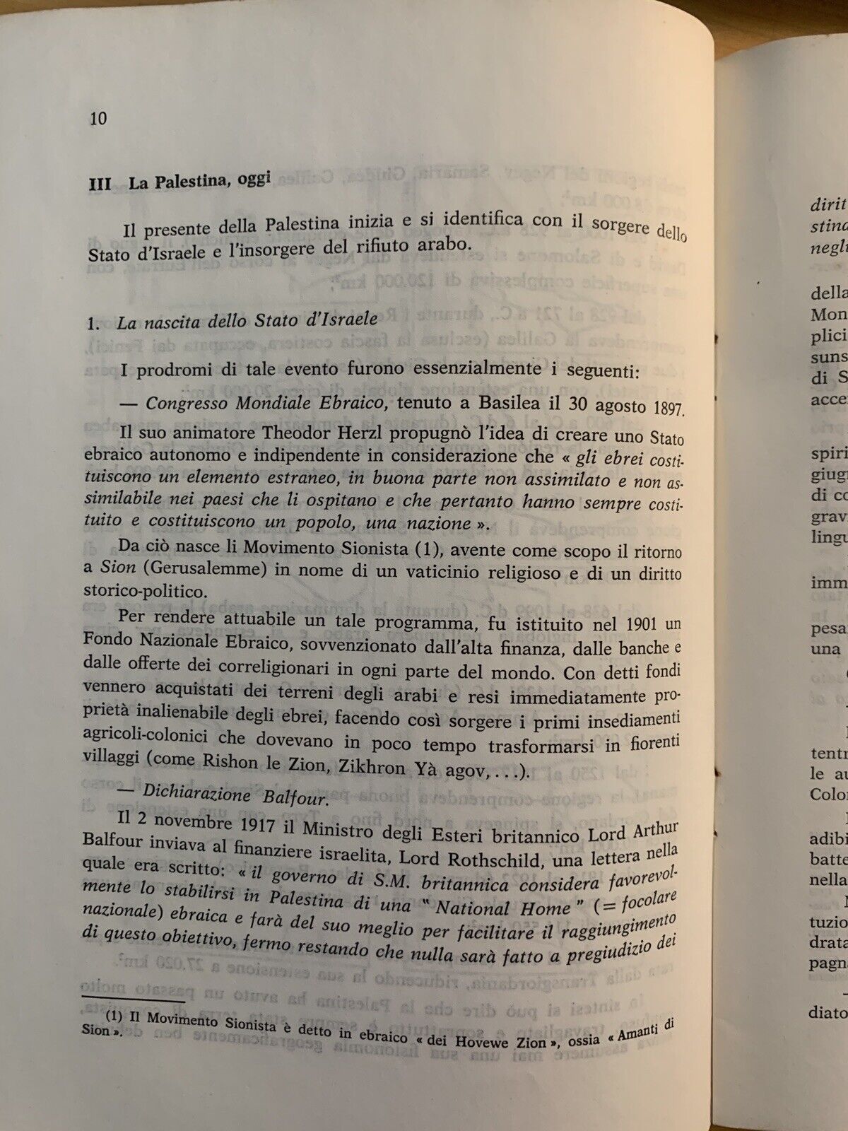 La questione mediorientale - Emanuele Lazzarotti, estratto del 1978