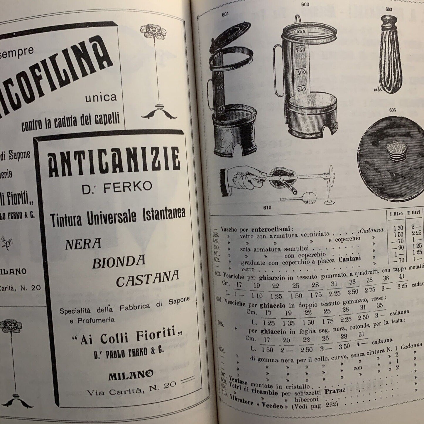 FARMACIA VINTAGE FARMACEUTICA - Catalogo 1915 *RISTAMPA* - medicinali, droghe #