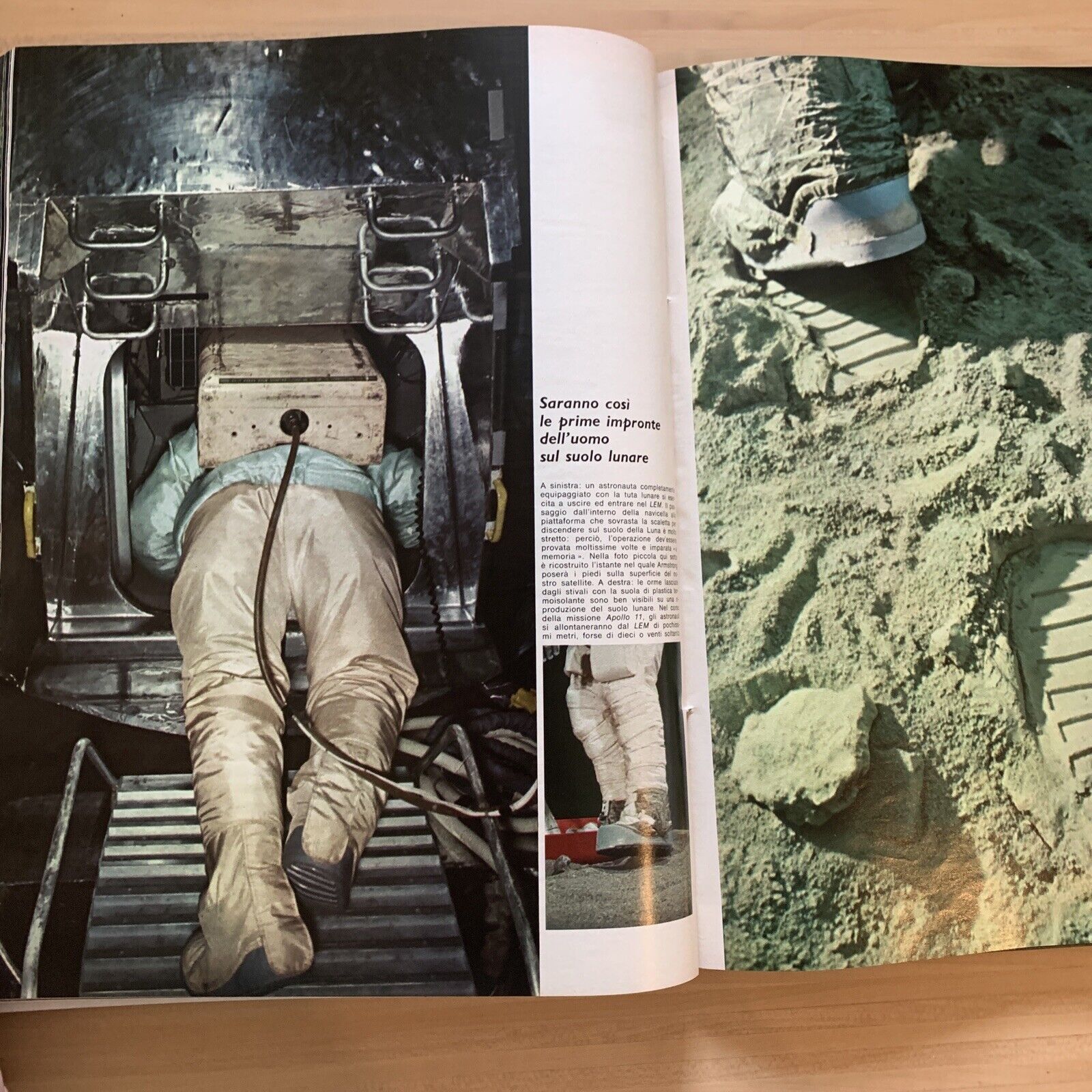 EPOCA rivista LUNA 6 numeri rilegati a libro. LA SPEDIZIONE APOLLO 8-10-11-12-15