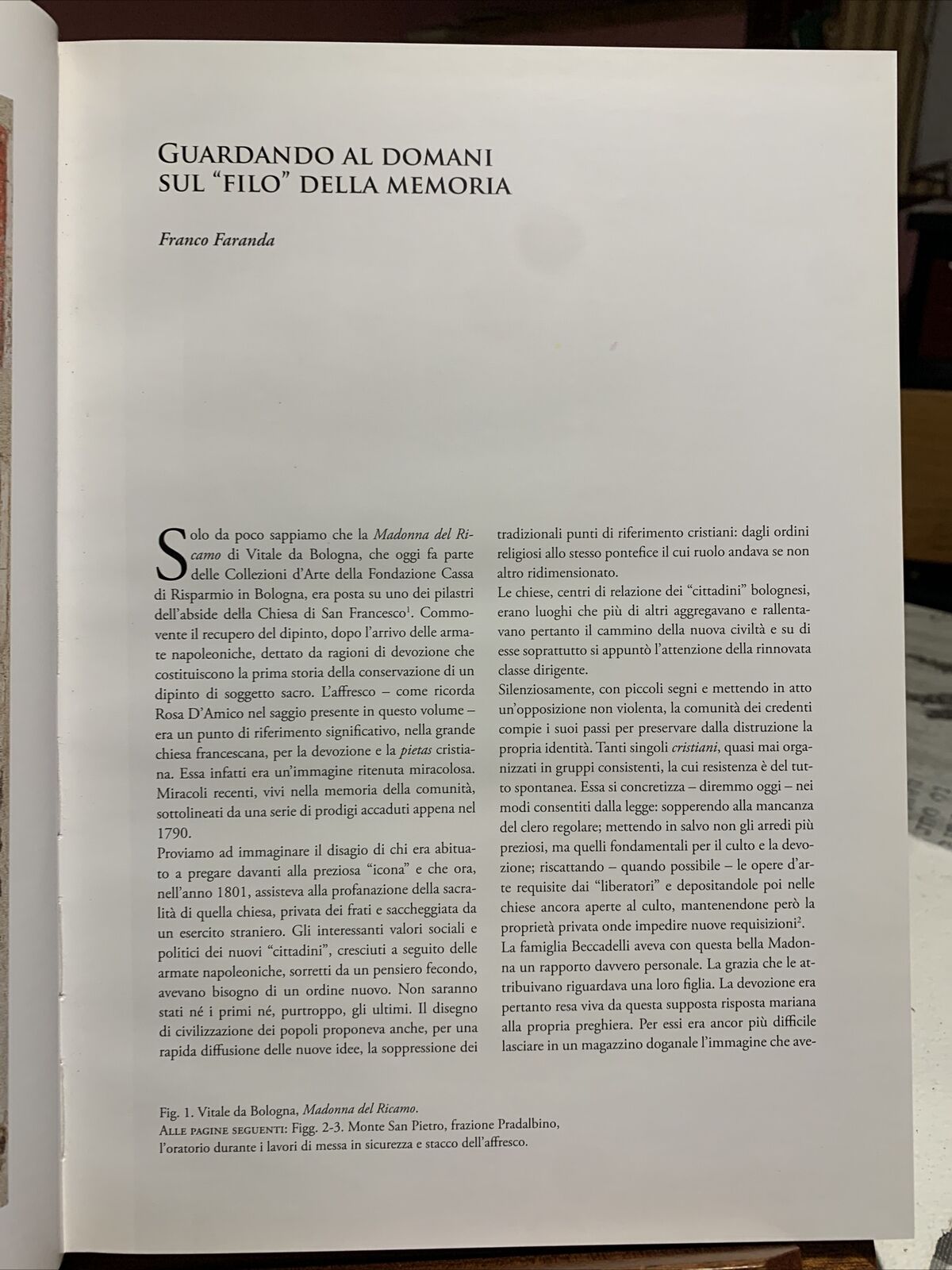 LA MADONNA DEL RICAMO DI VITALE DA BOLOGNA - Franco faranda, Bononia University