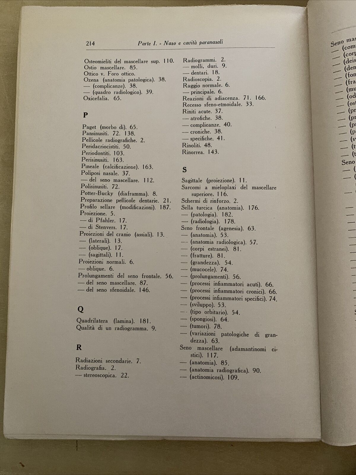 LA RADIOLOGIA IN OTORINO LARINGOLOGIA. G. LASCHI, VIGI. CAPPELLI 1931 #