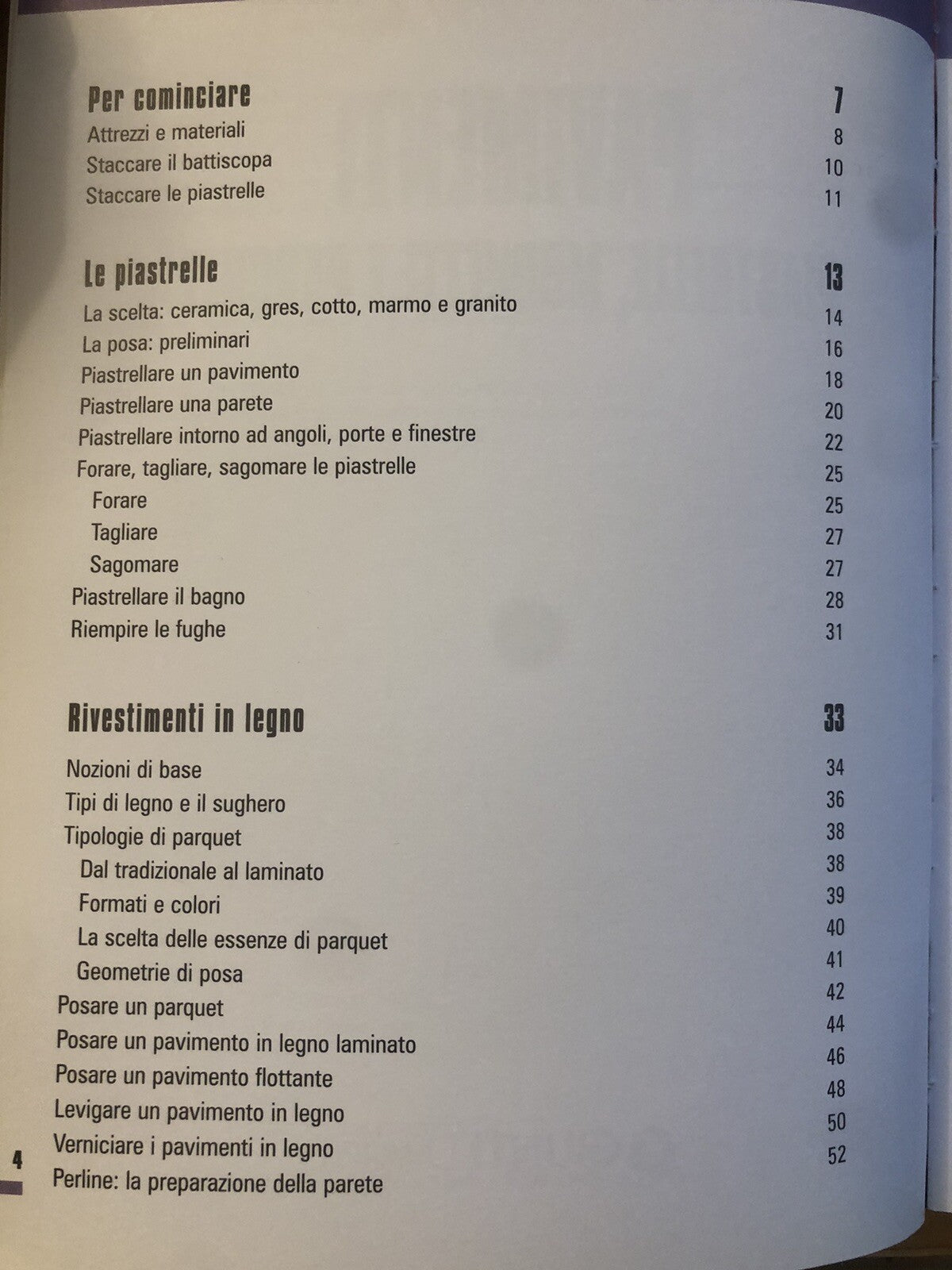 Pavimenti piastrelle moquette e parquet, Brico manuali pratici. Giunti 2008