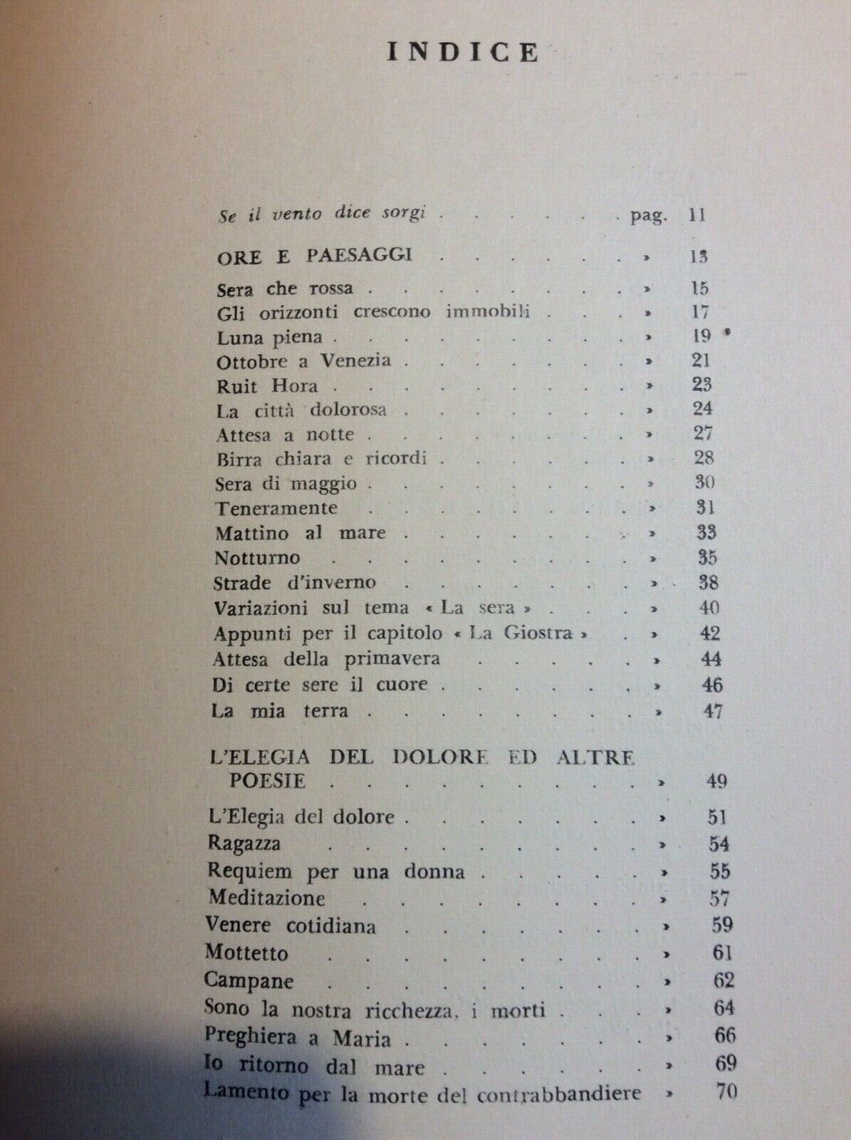 SE IL VENTO DICE SORGI, GRYTZKO MASCIONI, INTELISANO EDITORE MILANO, 1956