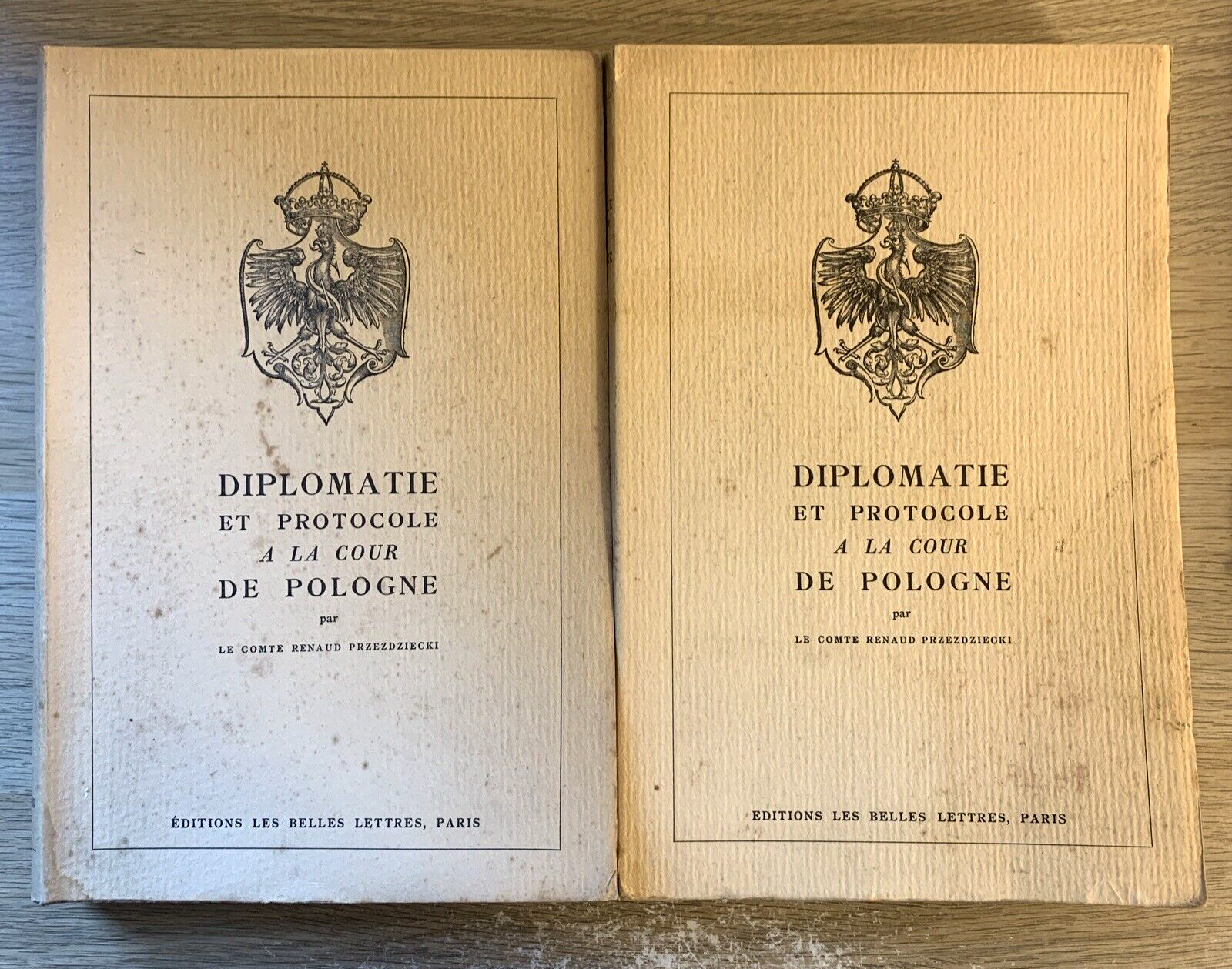 Diplomatie et protocole a la cour de Pologne, Renaud Przezdziecki. 1937