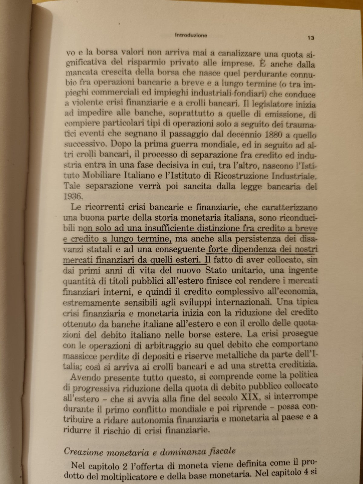 Storia monetaria d'Italia Franco Spinelli, Michele Fratianni - Mondadori 1991