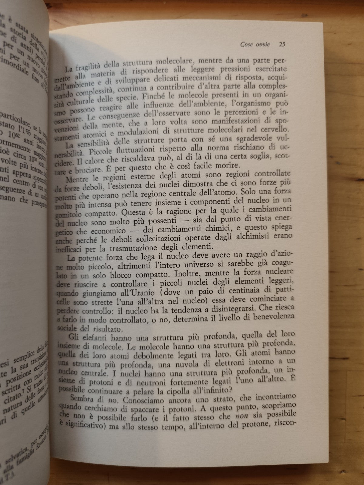 La creazione - Peter W. Atkins, riduzionismo estremo razionalismo mil Zanichelli