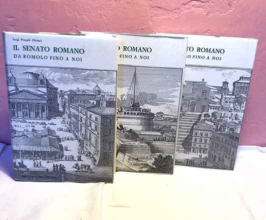 Il Senato Romano Da Romolo Fino A Noi,L. Pompili Olivieri,Arnaldo Forni 3 Volumi