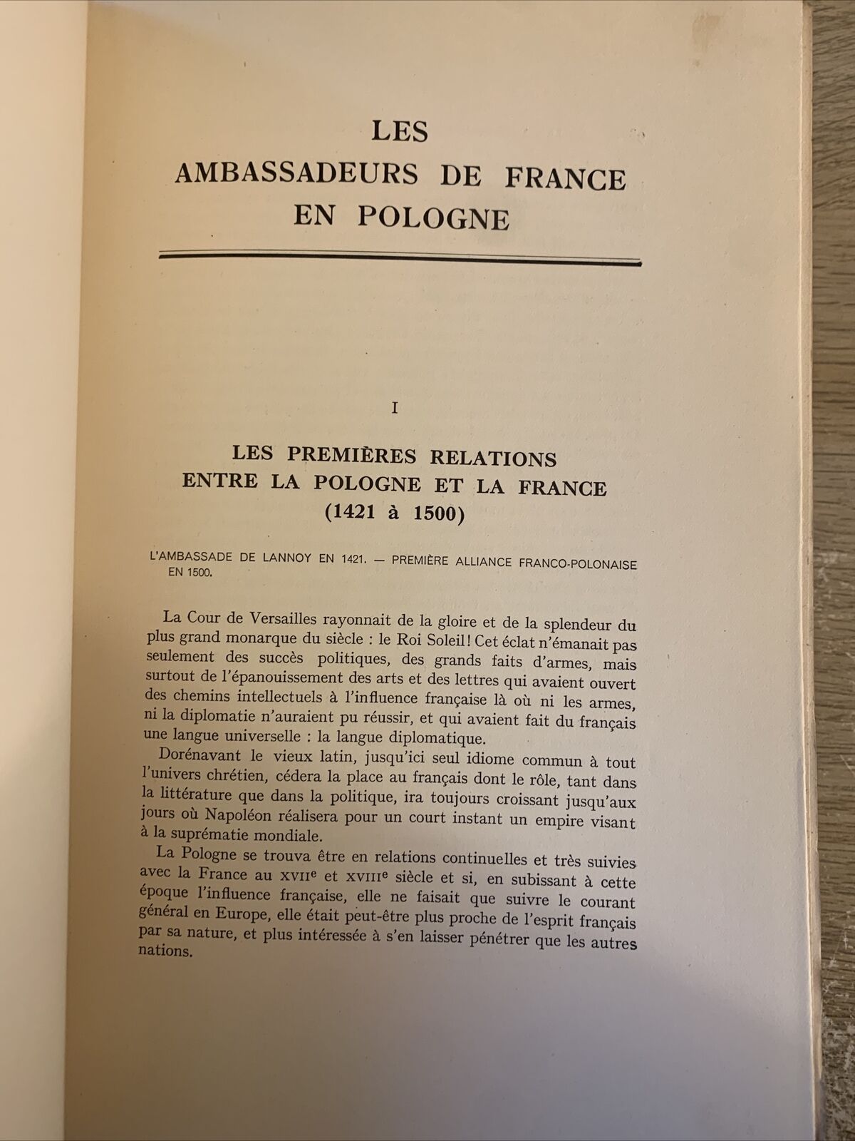 Diplomatie et protocole a la cour de Pologne, Renaud Przezdziecki. 1937