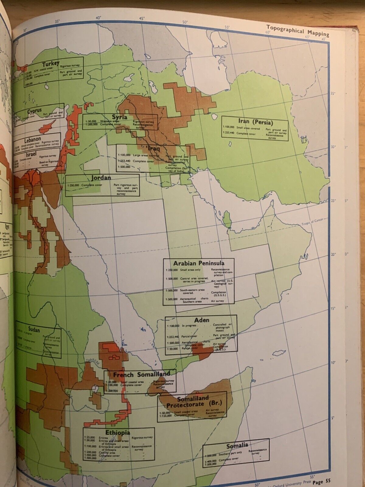 The middle East and North Africa - Oxford Regional Economic Atlas 1964