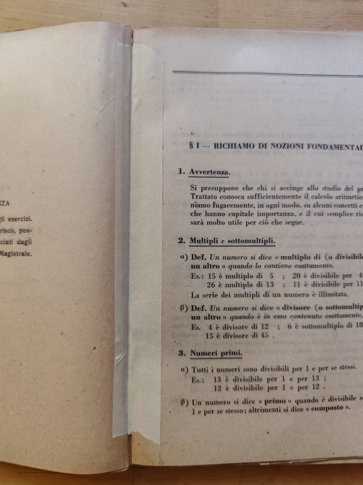 Algebra per l'autodidatta, Nilo Giappichelli - Giulio Vannini editore 1941