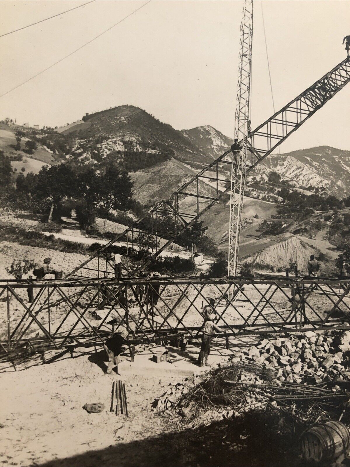 FERROVIE direttissima Bologna Firenze, elettrificazione. n. 1 - 1931