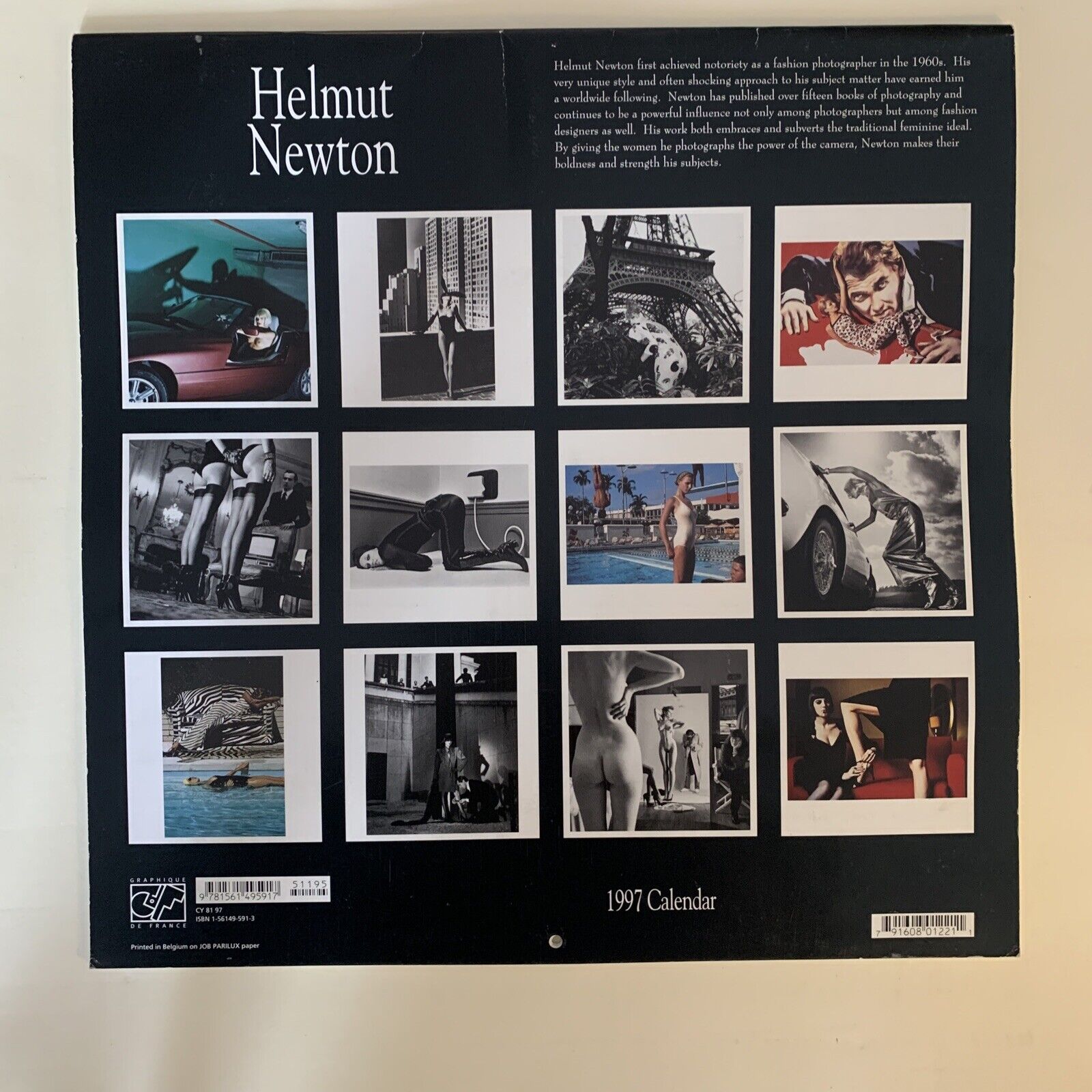 HELMUT NEWTON CALENDAR 1997 #