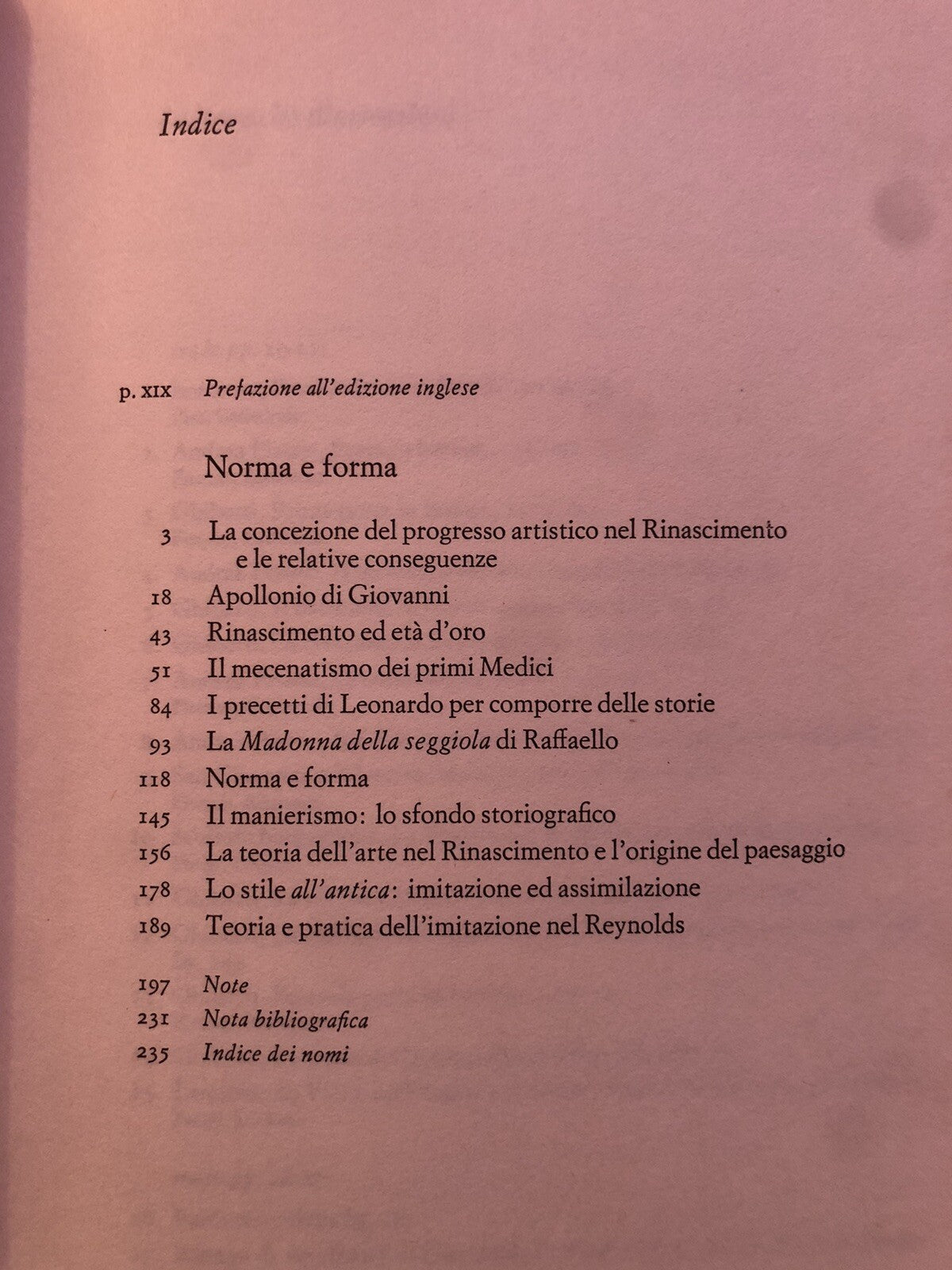 Norma e forma studi sull'arte del rinascimento. Ernst H. Gombrich, Einaudi 1973