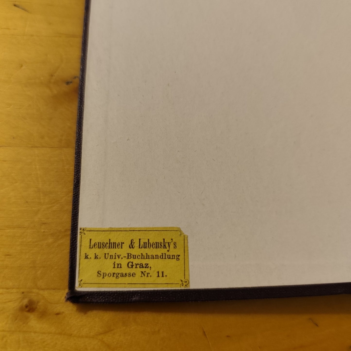 Der Hochwald von Adalbert Stifter -Preßburg Leipzig, Verlag von Gustav Heck 1877