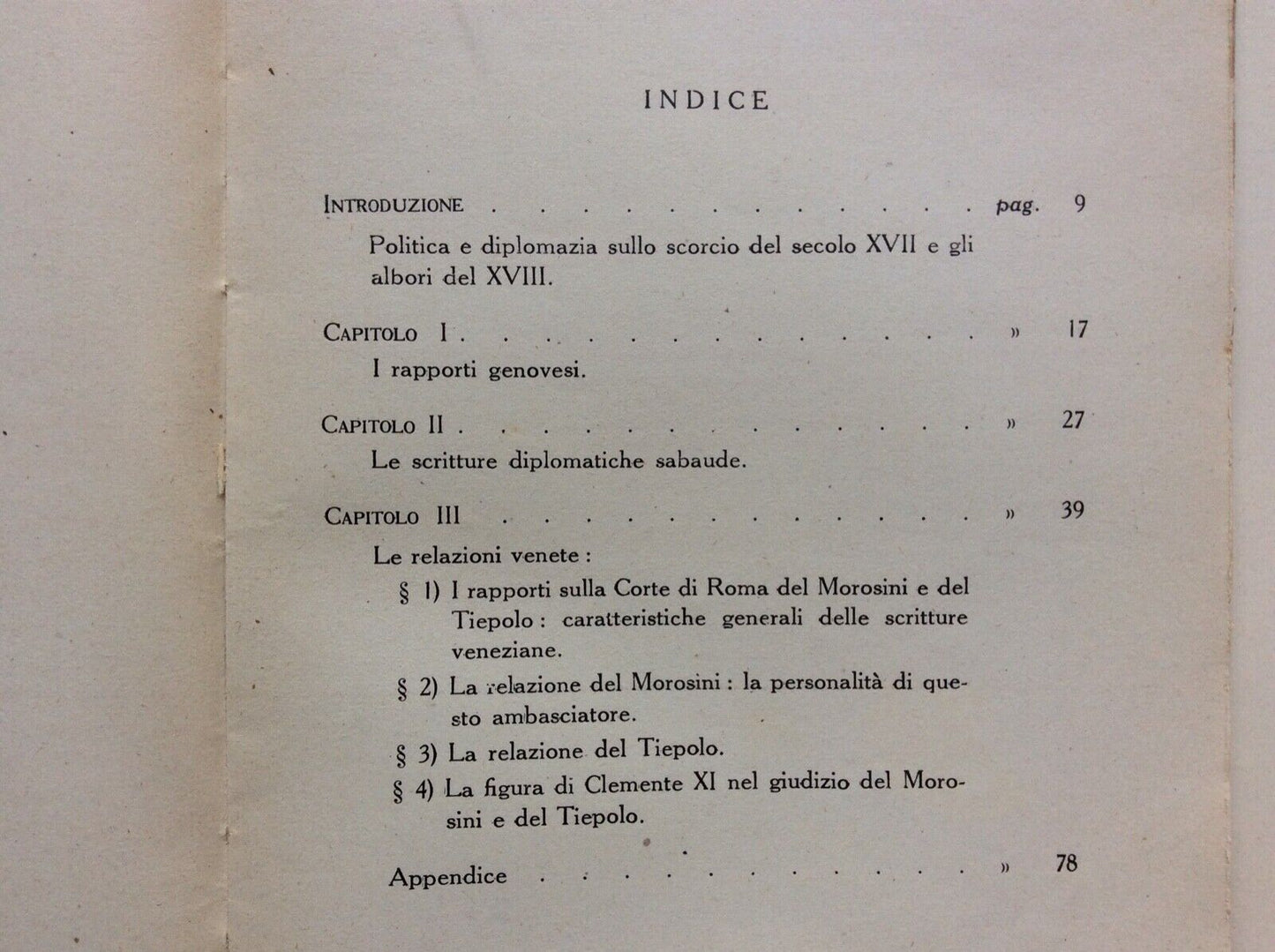 LE RELAZIONI DEGLI AMBASCIATORI SABAUDI, GENOVESI VENETI SEI SETTECENTO, CABIBBE
