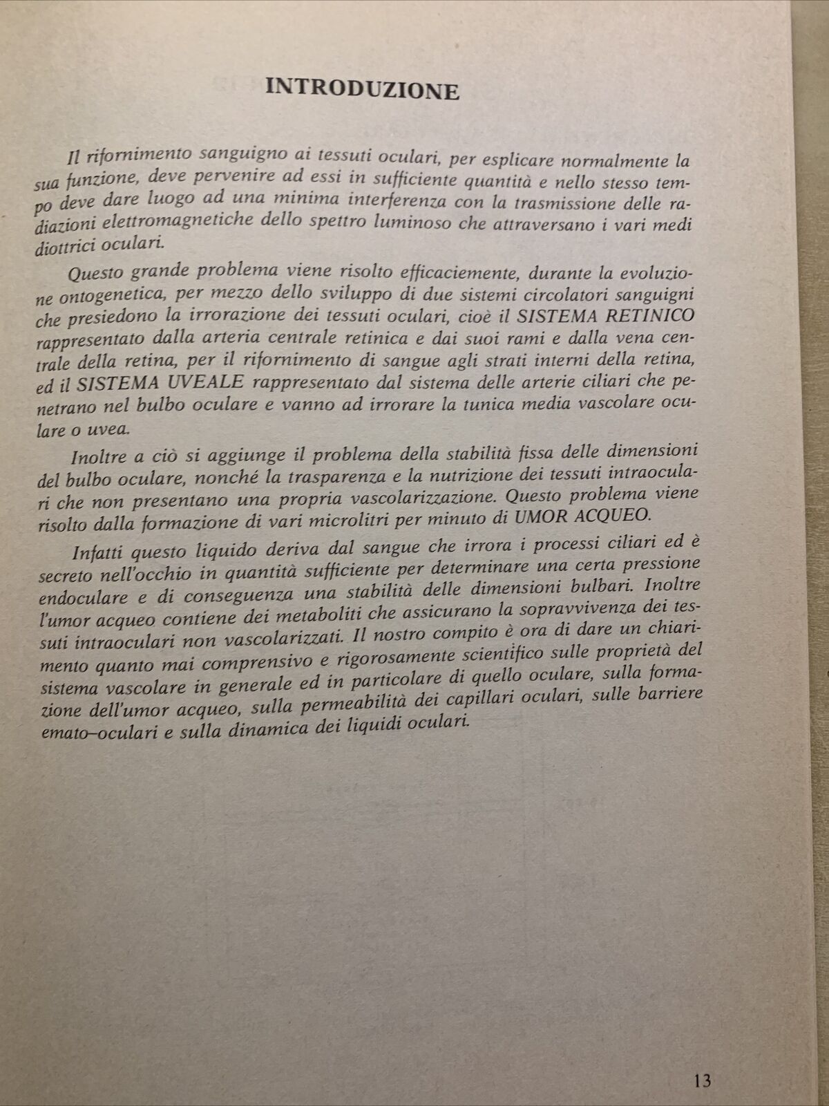 Circolazione oculare e dinamica dei liquidi oculari - Severino Cioli 1981 Nobili