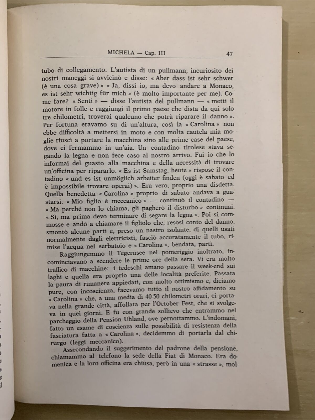 MICHELA un lungo viaggio lungo la speranza, Giuseppe Tiso S.E.F. 1981 #