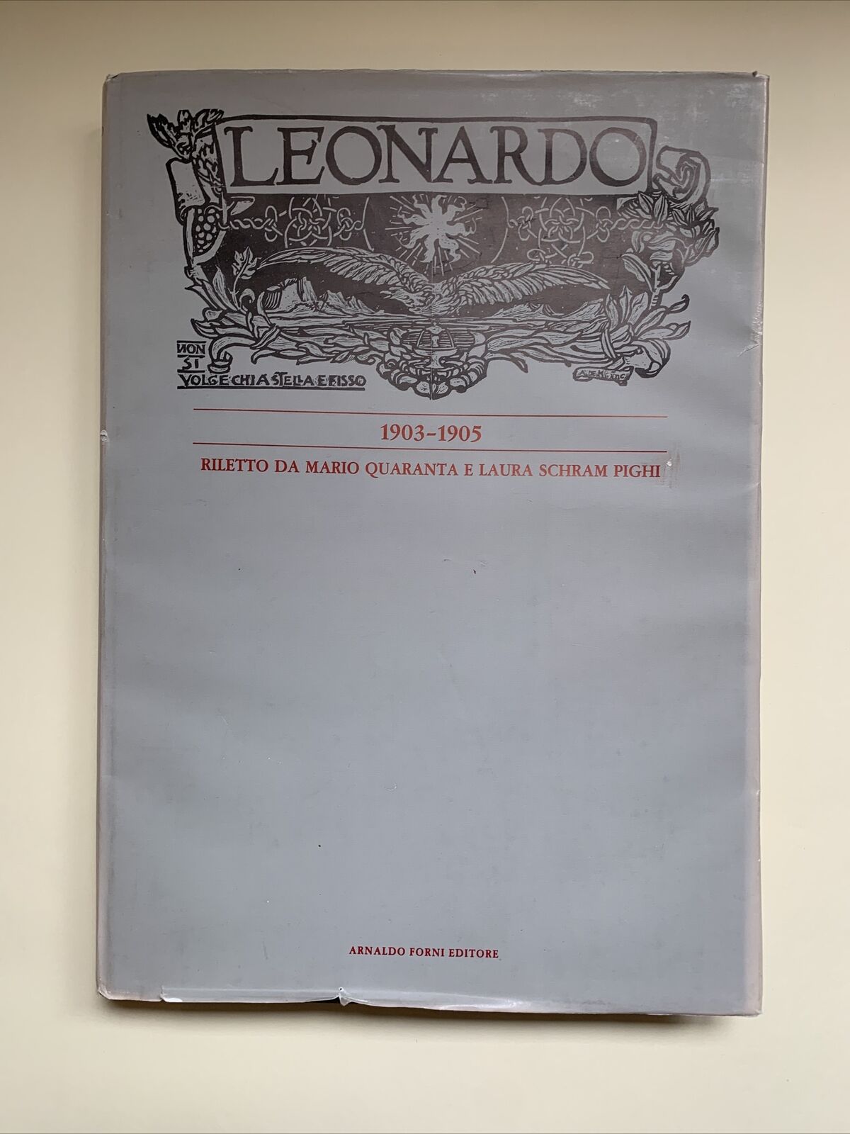 LEONARDO Rivista d'Idee. Mario Quaranta Schram Pighi, Arnaldo Forni ed. 1981 #