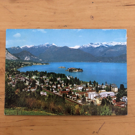 Cartolina LAGO MAGGIORE - STRESA, VIAGGIATA spedizione gratuita