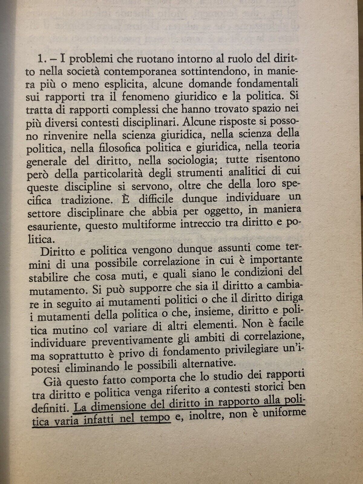 Diritto e sistema politico, Eligio Resta. Scienze sociali Loescher 1982