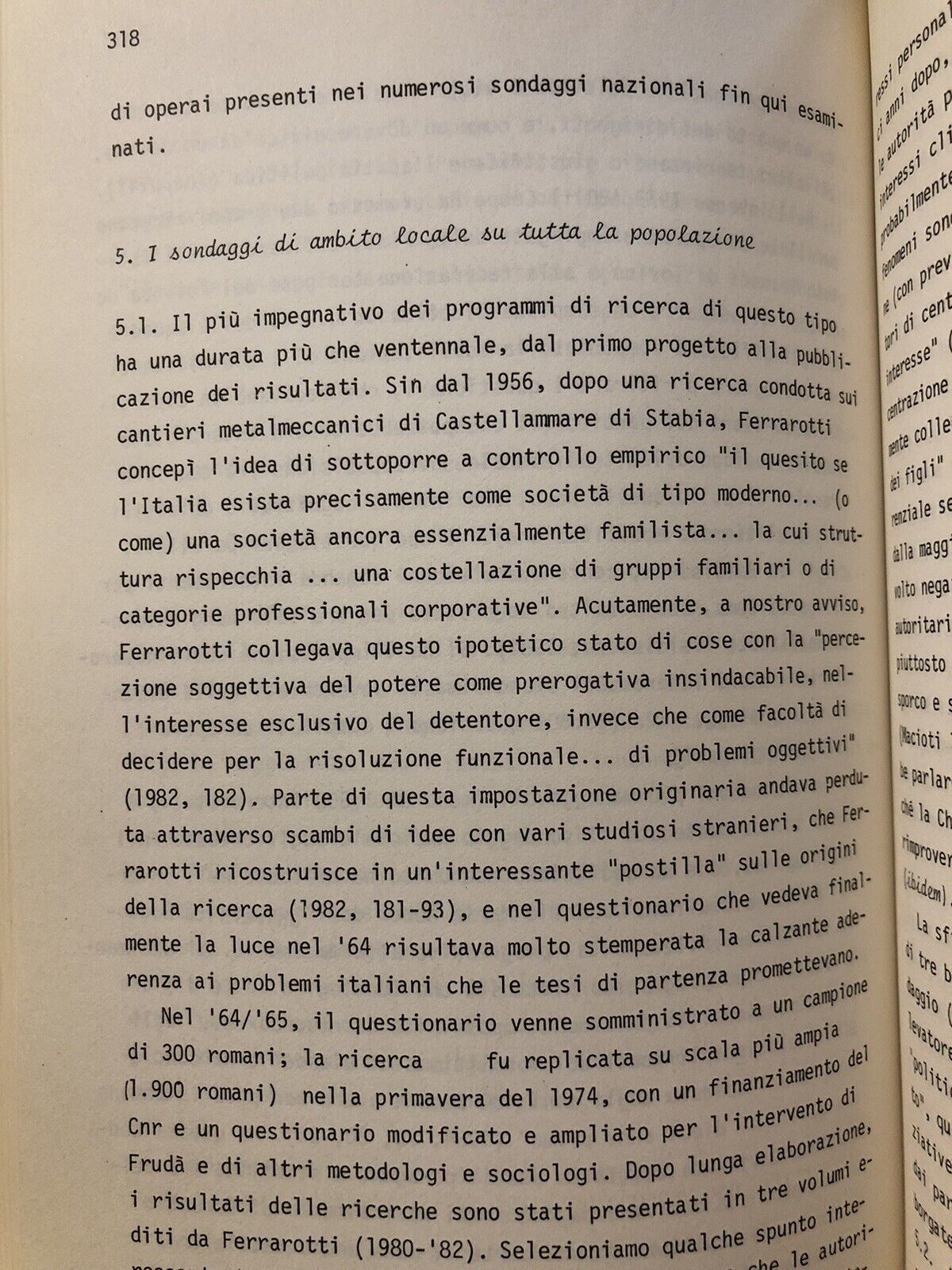La scienza politica in Italia: materiali per un bilancio, fondazione Feltrinelli