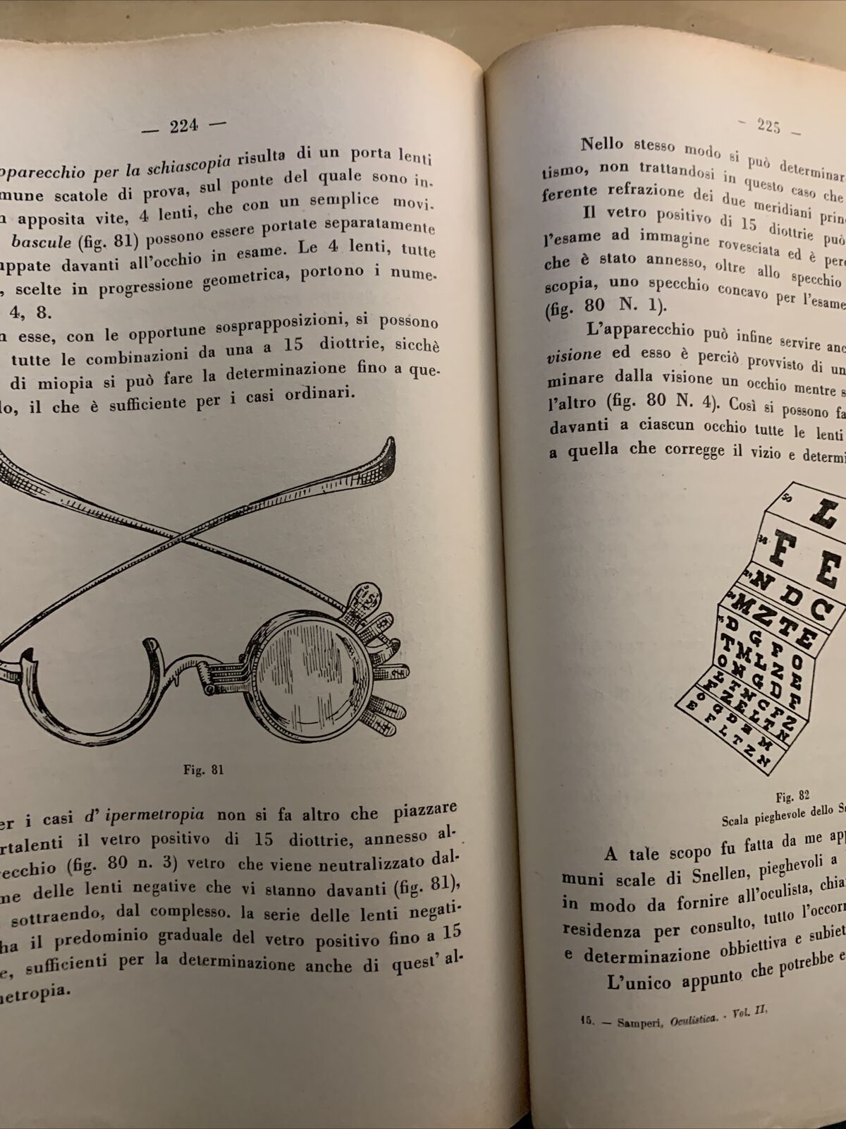 TRATTATO DI OCULISTICA, GAETANO SAMPERI - 1948 casa del libro. 3 volumi
