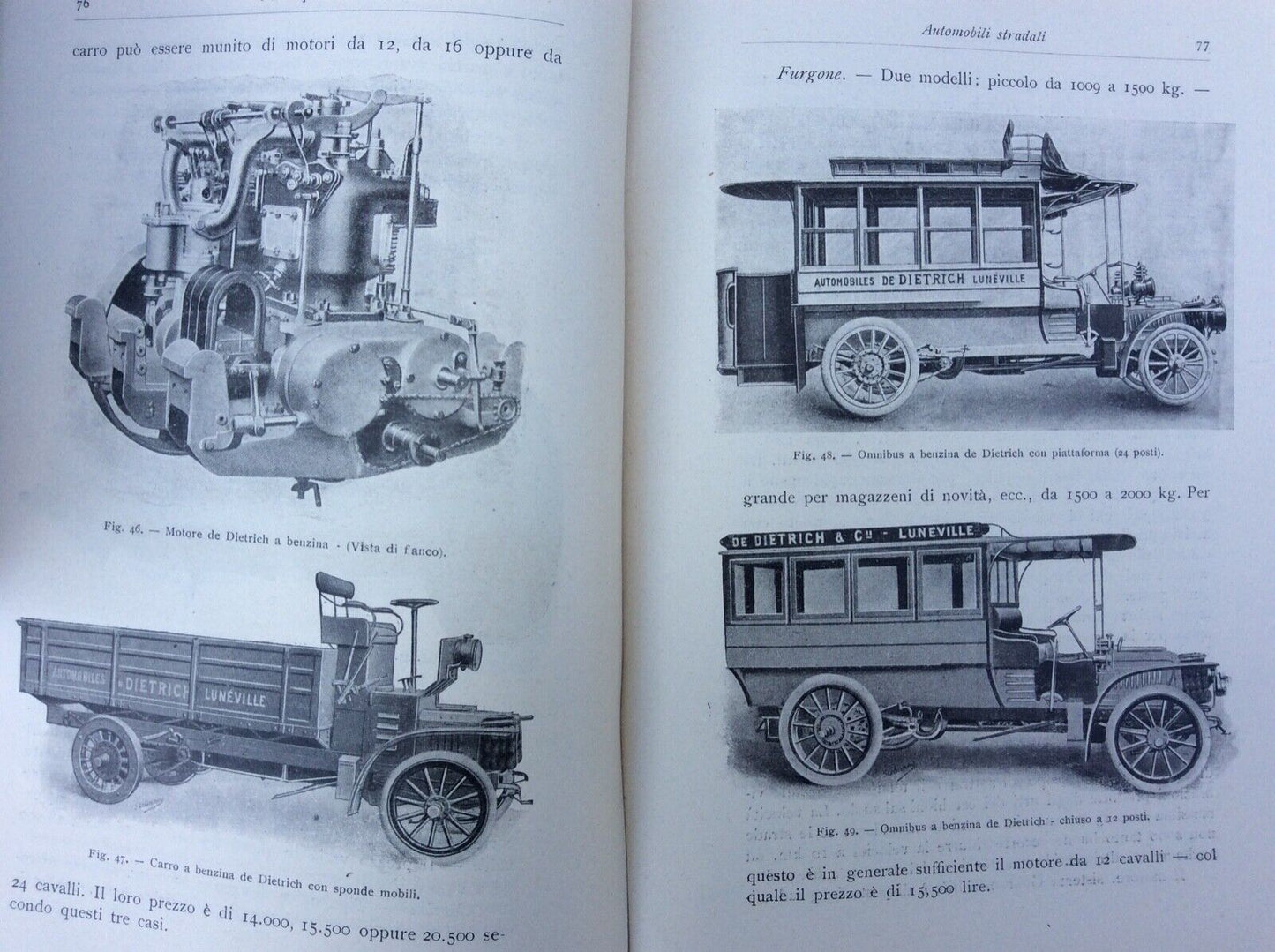 AUTOMOBILI STRADALI E FERROVIARIE PER TRASPORTI INDUSTRIALI,UGO BALDINI,HOEPLI, 