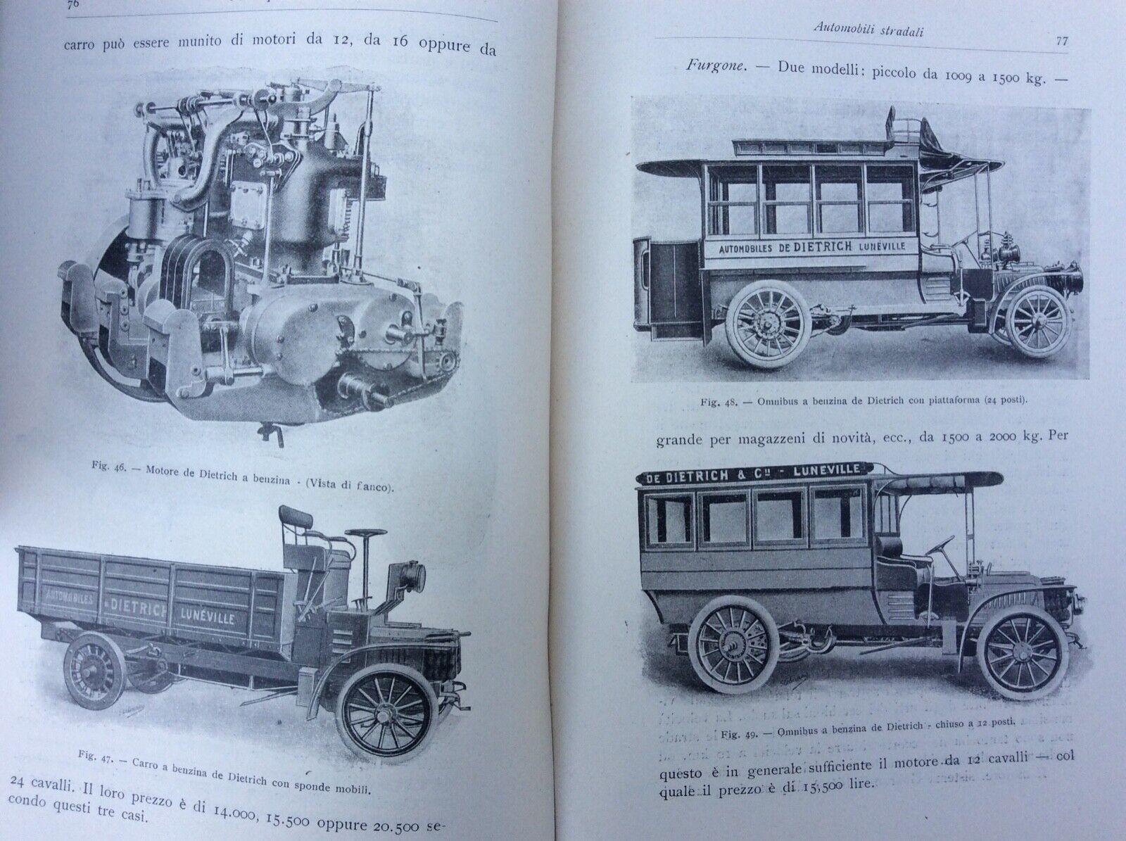 AUTOMOBILI STRADALI E FERROVIARIE PER TRASPORTI INDUSTRIALI,UGO BALDINI,HOEPLI, 