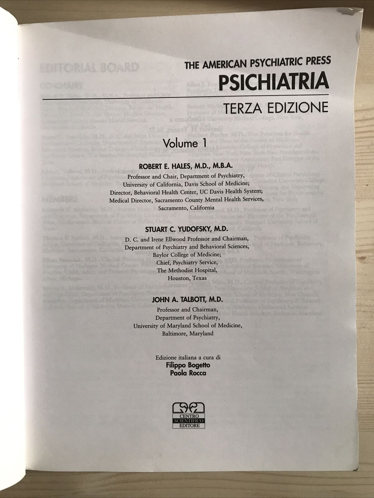 PSICHIATRIA - Hales, Yudofsky - American psychiatric press, Volume 1