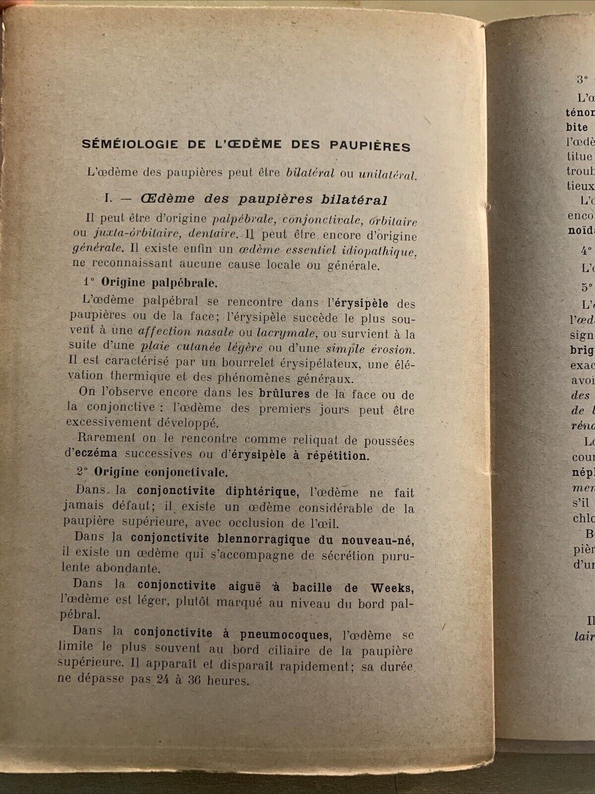 MANUEL DE SEMEIOLOGIE OCULAIRE - SELTER, Bailliere & fils 1931 #