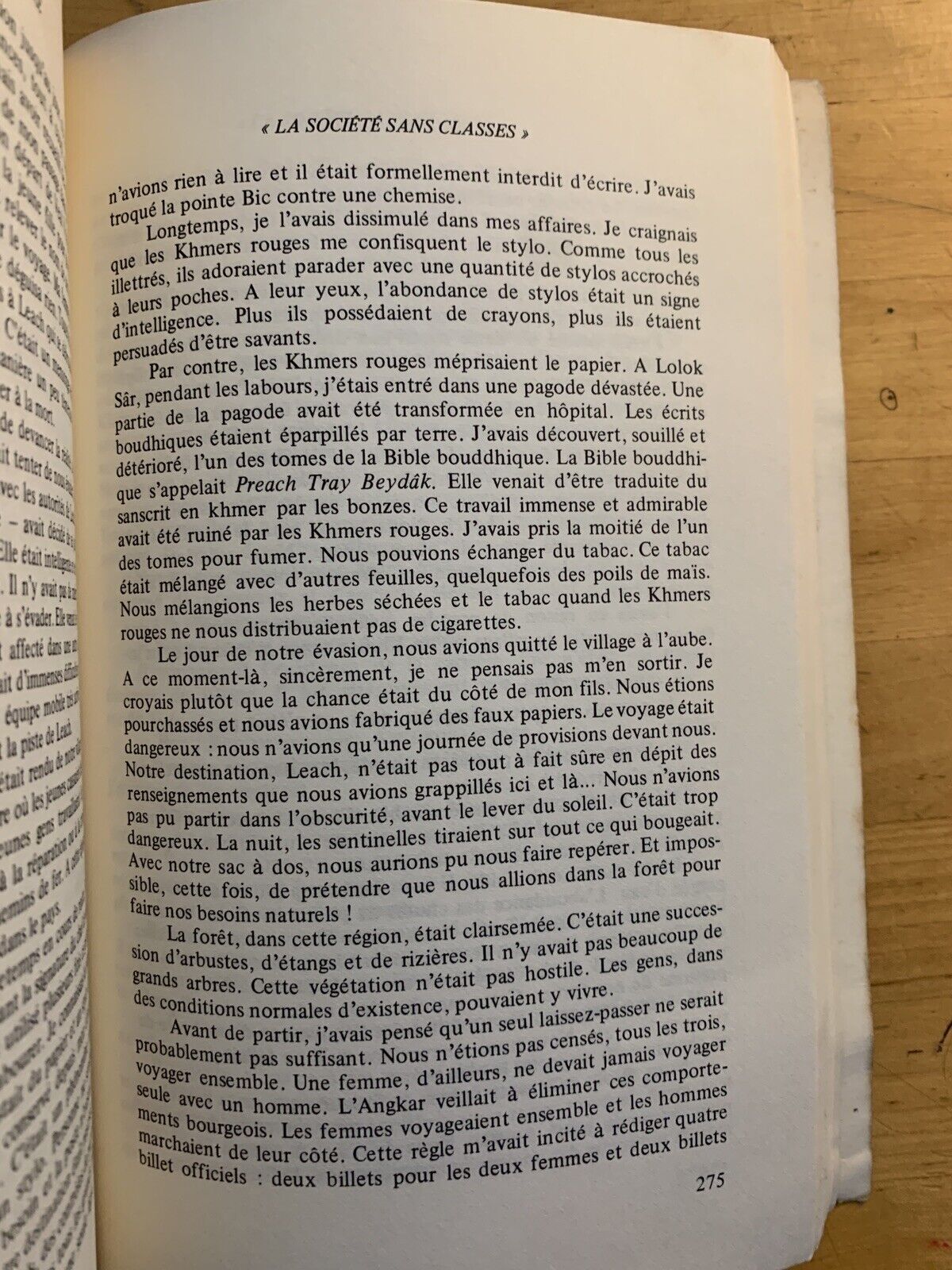 L'UTOPIE MEURTRIERE - PIN YATHAY, ROBERT LAFFONT 1980