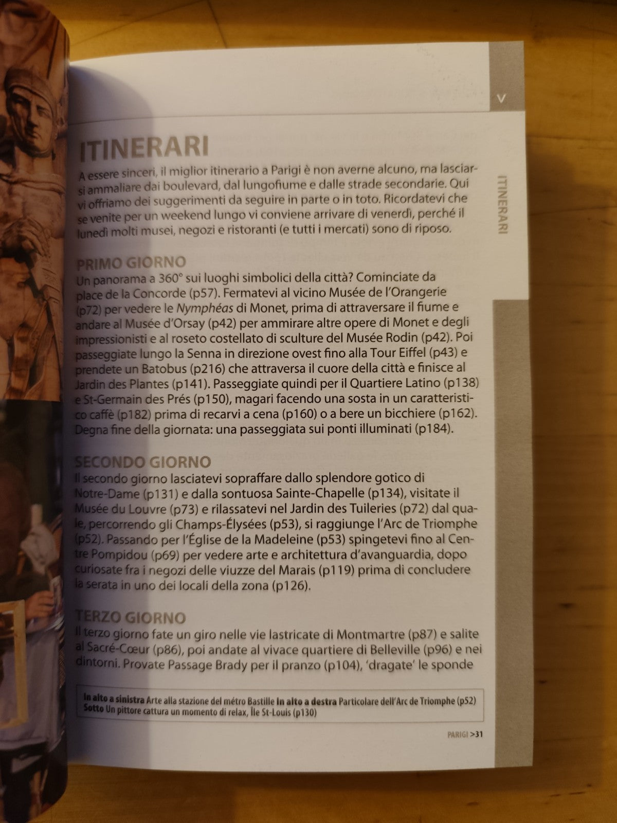 Parigi guida tascabile Lonely Planet 2009 no cartina