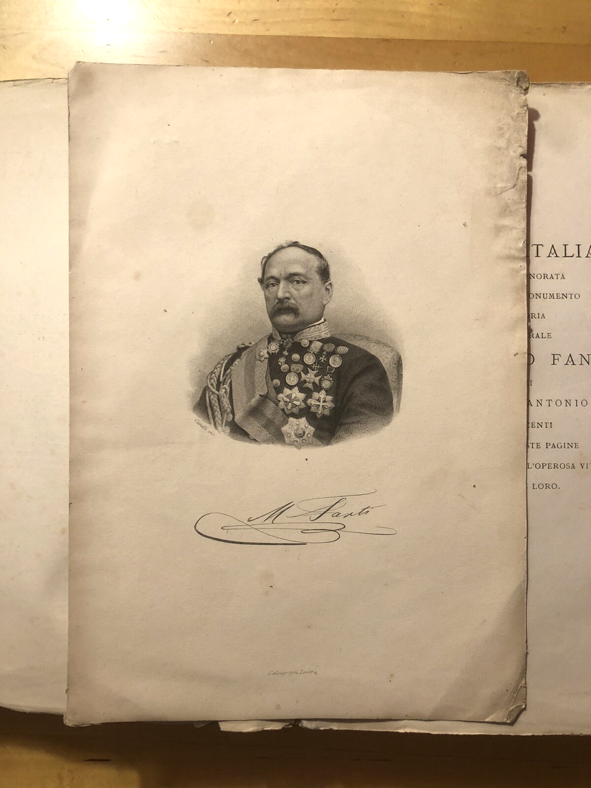 Manfredo Fanti generale d'armata sua vita scritta F. Carandini 1872 G. Civelli
