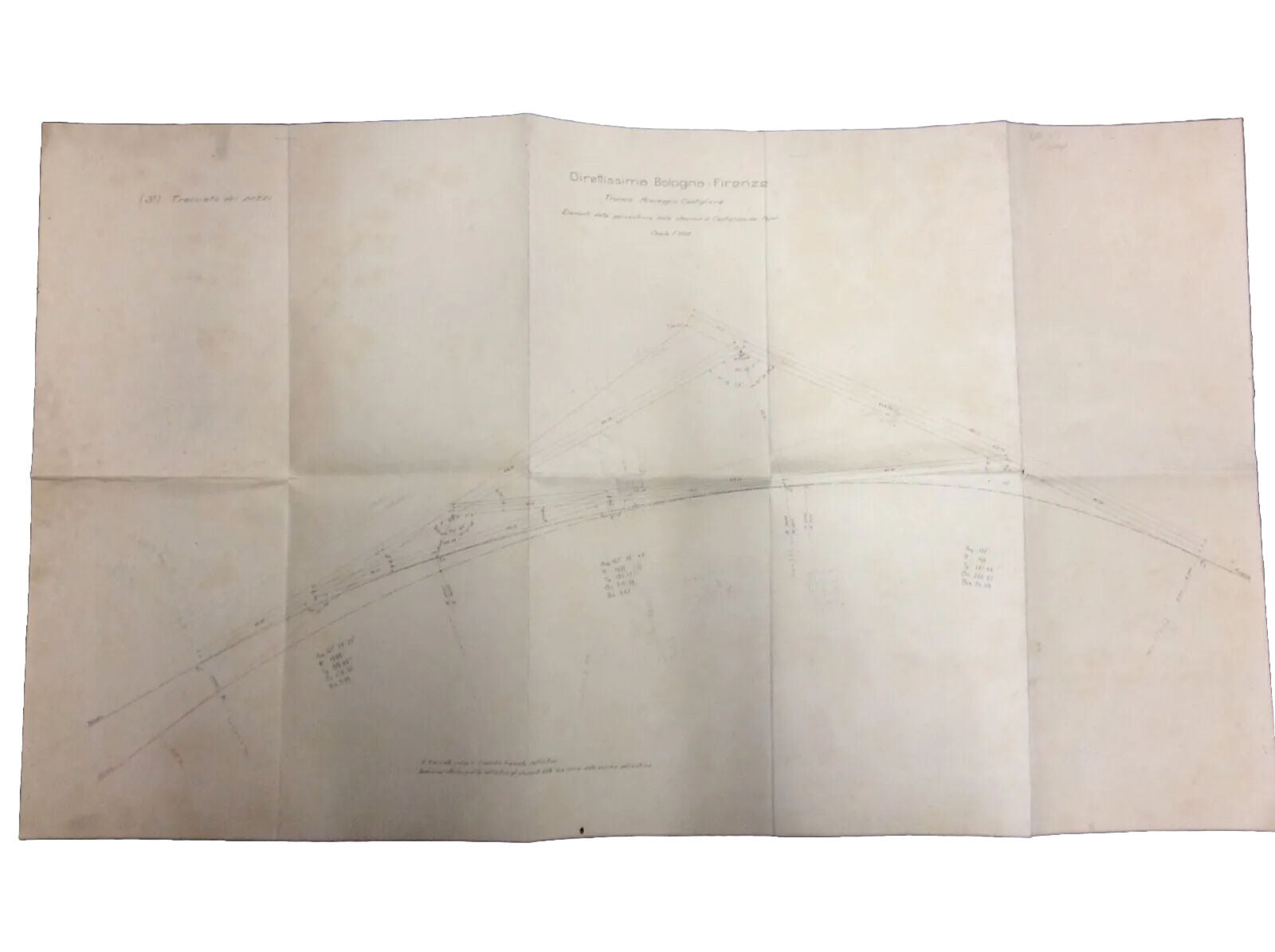 FERROVIE, CASTIGLIONE DEI PEPOLI, POLICENTRICA STAZIONE, DIRETTISSIMA BO- FIRENZ