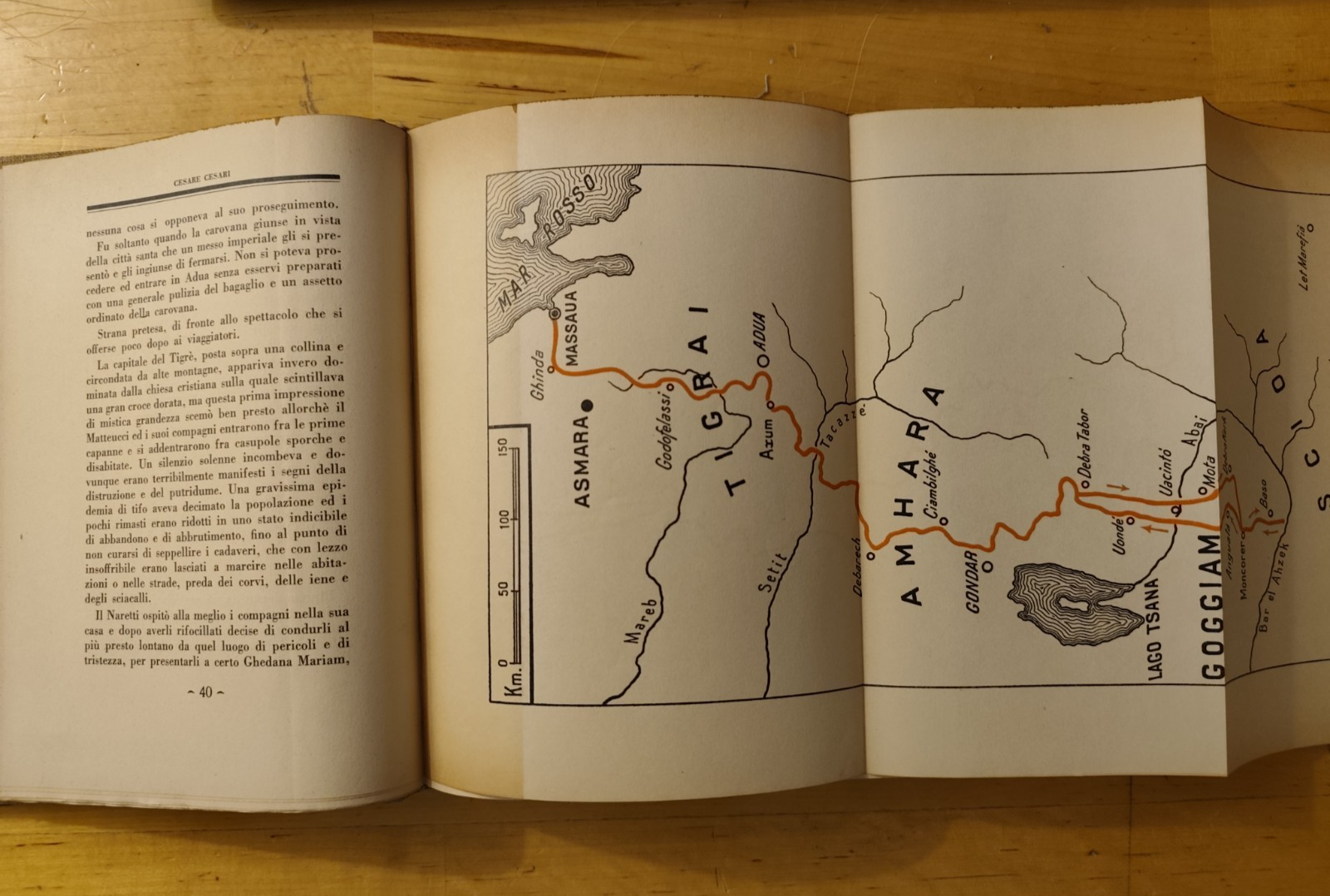 Viaggi africani di P. Matteucci 1932 Alpes ediz. Cesare Cesari