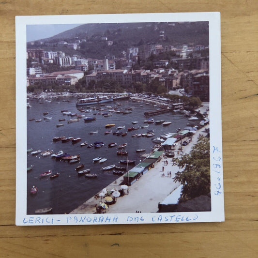 FOTOGRAFIA VINTAGE - LERICI PANORAMA DAL CASTELLO 1967