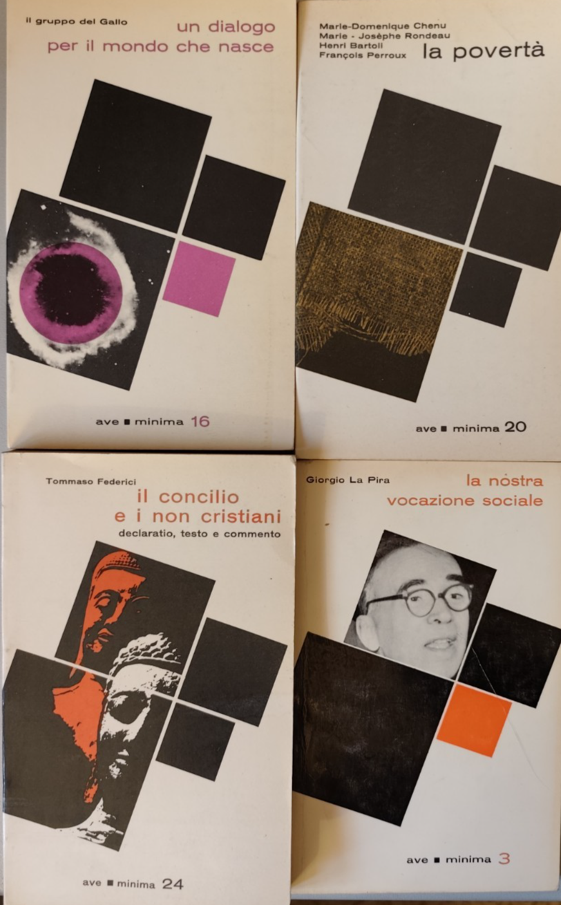 Ave minima 4 volumi, Tommaso Federici, gr. Del Gallo, G. La Pira, Dom. Chanu