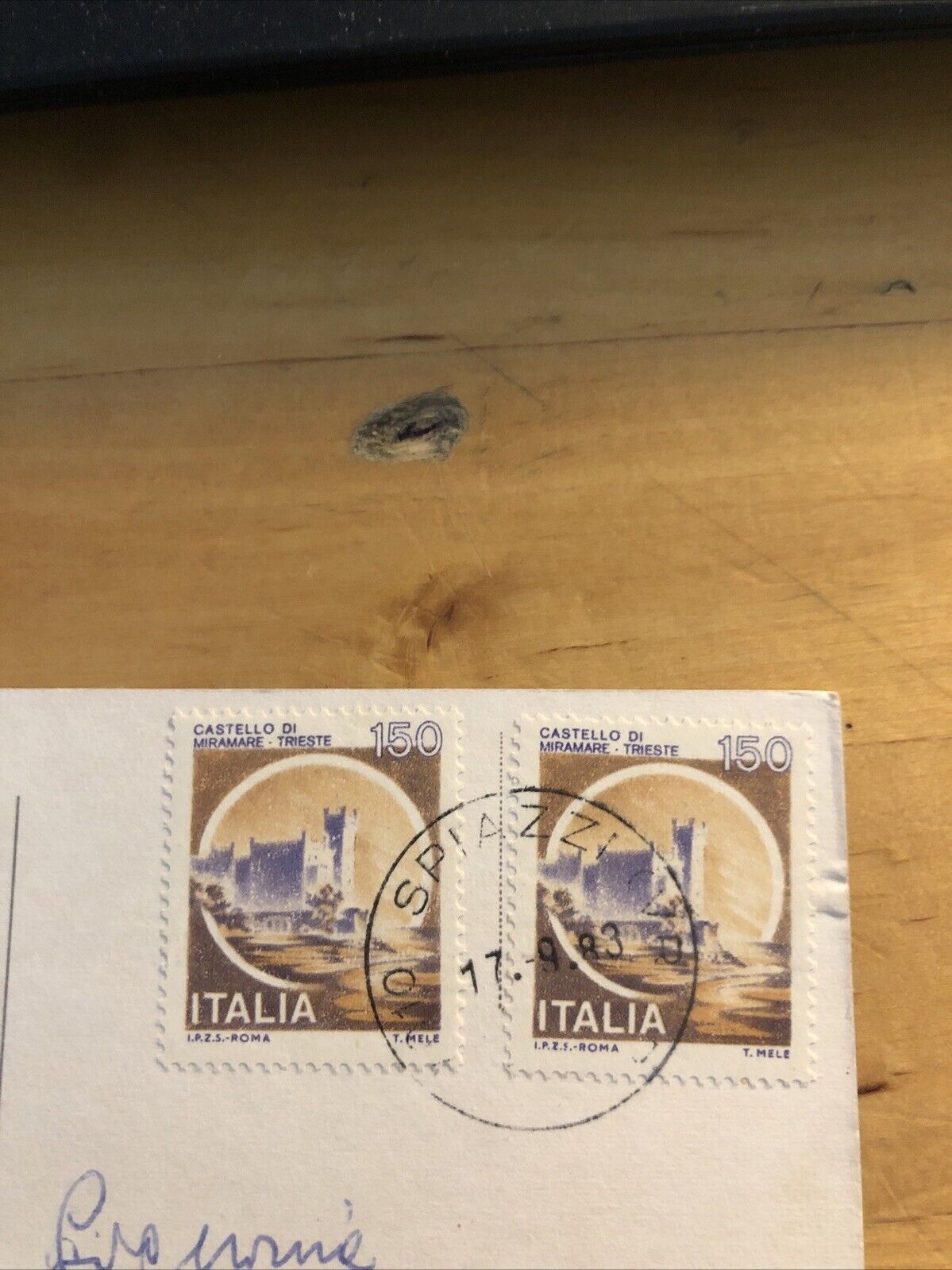 Cartolina SPIAZZI - VERONA, SANTUARIO MADONNA DELLA CORONA, 1983 VIAGGIATA