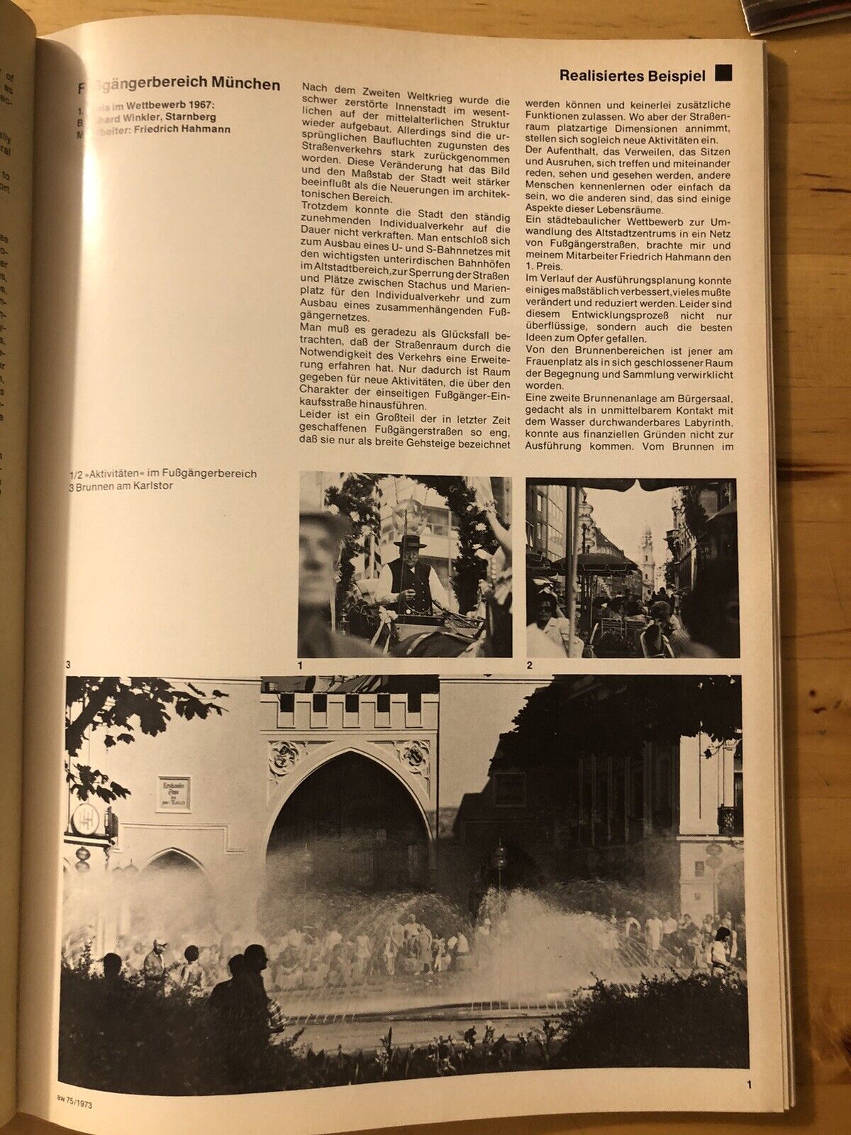 ARCHITEKTUR WETTBEWERBE 75 architettura architecture - Town Centres. .   1973
