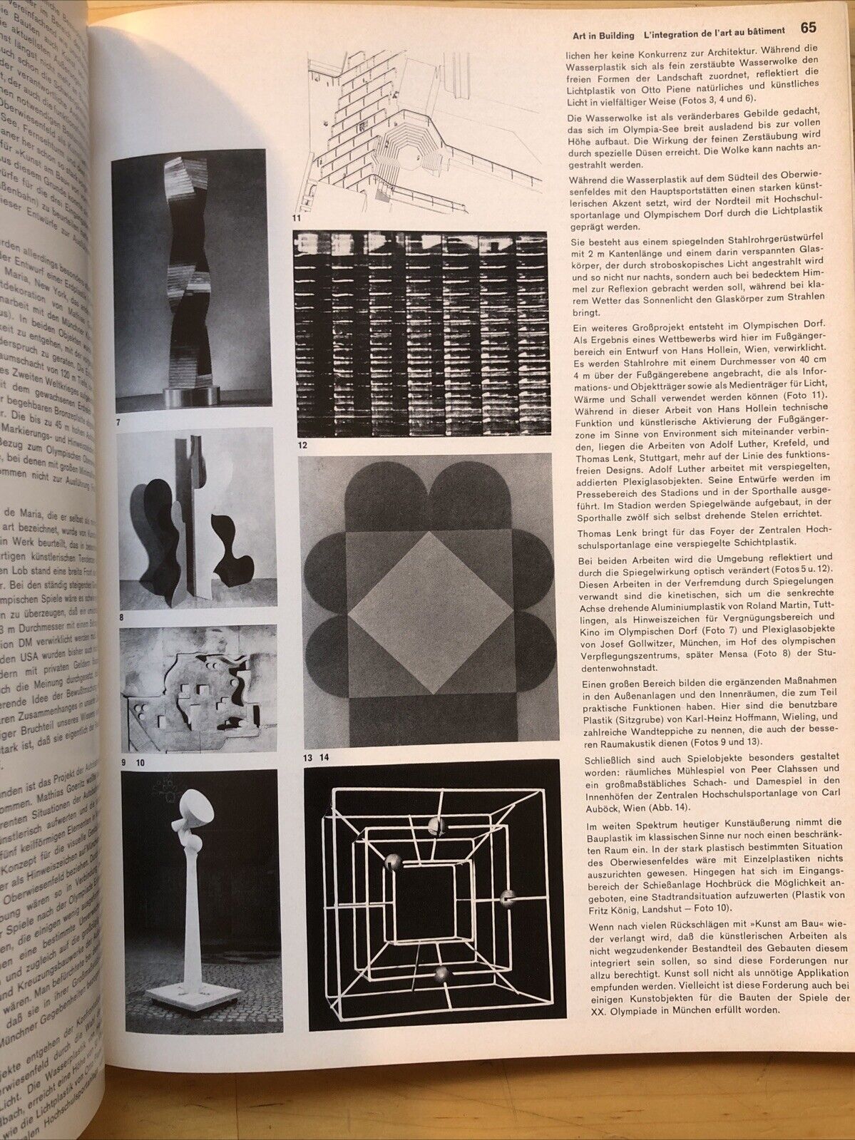 Architektur Wettbewerbe OLYMPIC ARCHITECTURE MUNICH 1972 olympische Bauten Munch