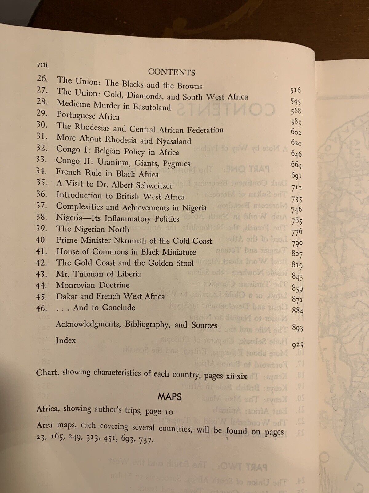 Inside Africa - John Gunther, Harper & Brothers 1955