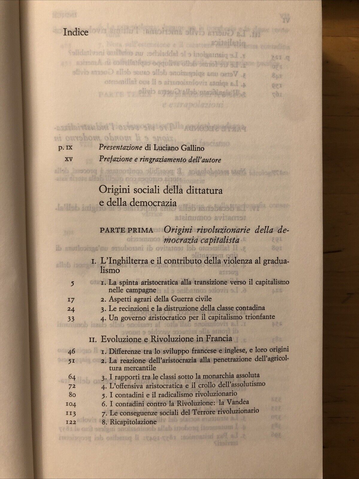 Le origini sociali della dittatura e della democrazia, Barrington Moore jr
