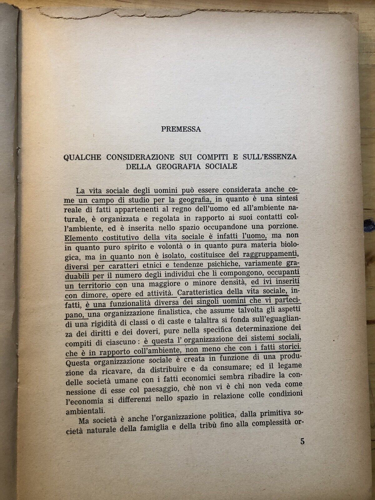 Rapporti fra società umane e paesaggio, Giovanni Merlini. Cesare Zuffi 1950
