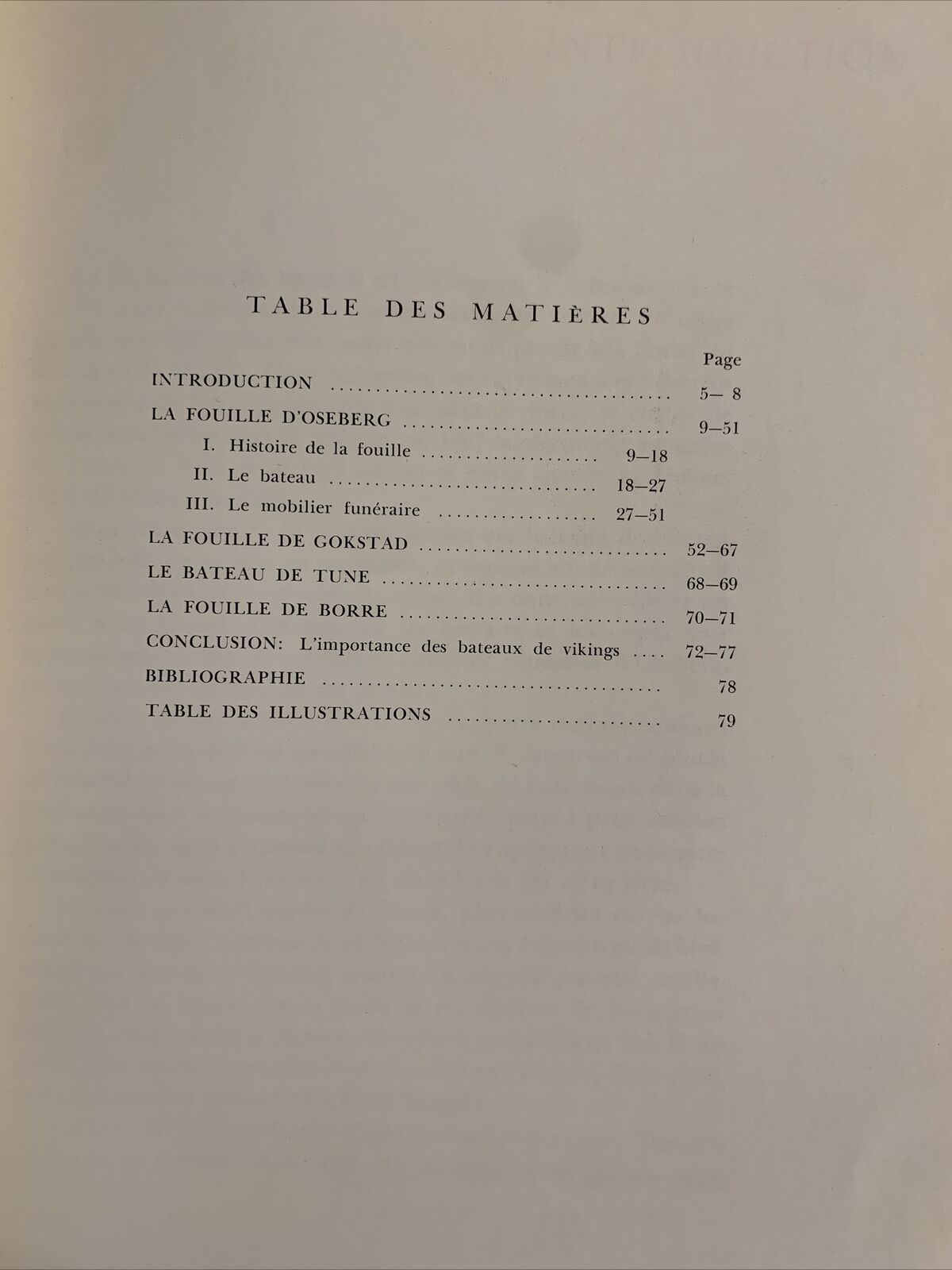 Les Fouilles d'Oseberg, Thorleif Sjøvold. 1958